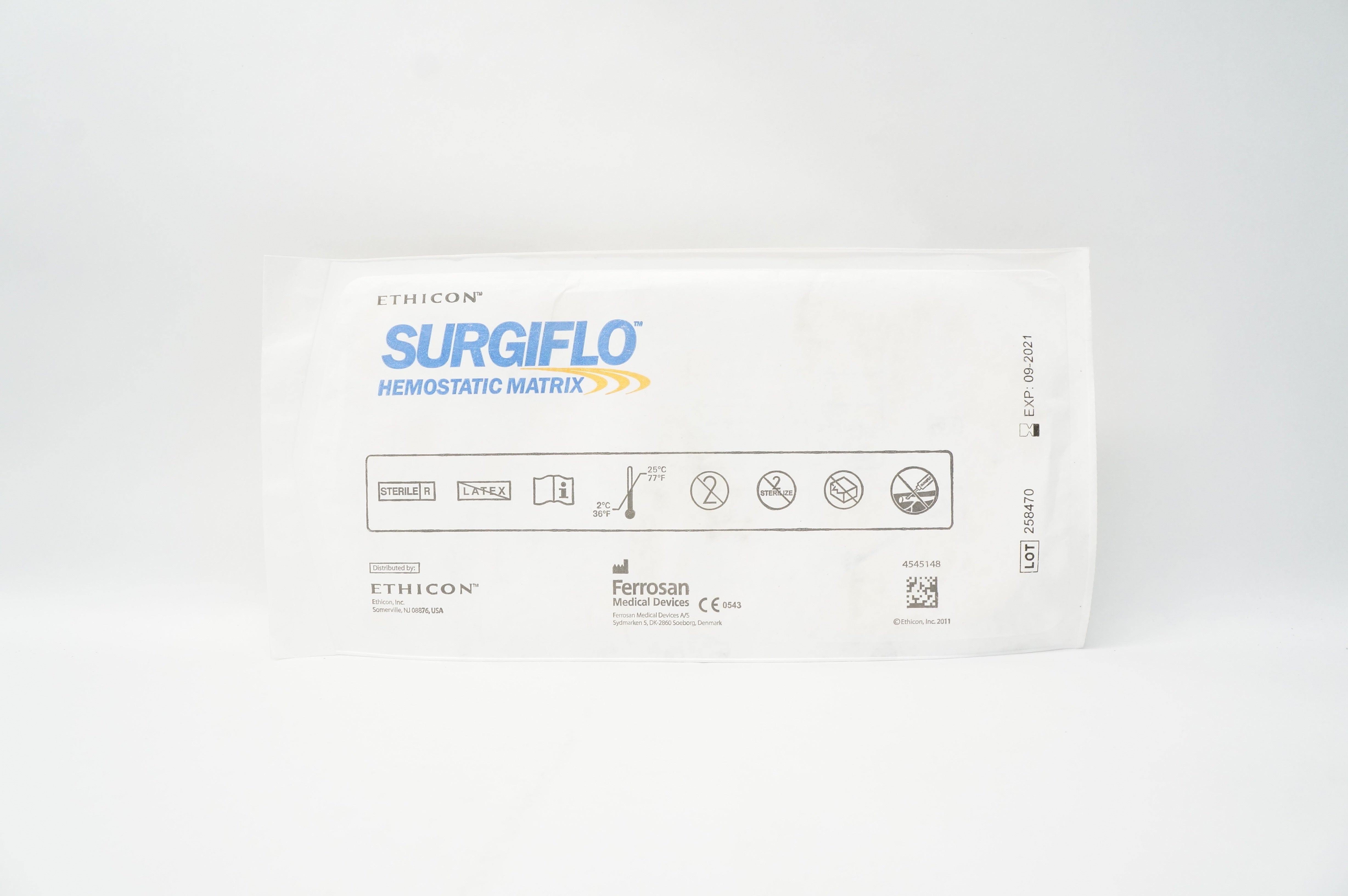 Ethicon 4545148 Ferrosan SurgiFlo Hemostatic Matrix