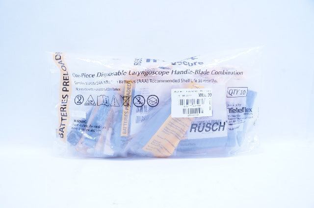 Teleflex 004670010 TruLite Secure Laryngoscope Handle-Blade, Mill 00 - Box of 10