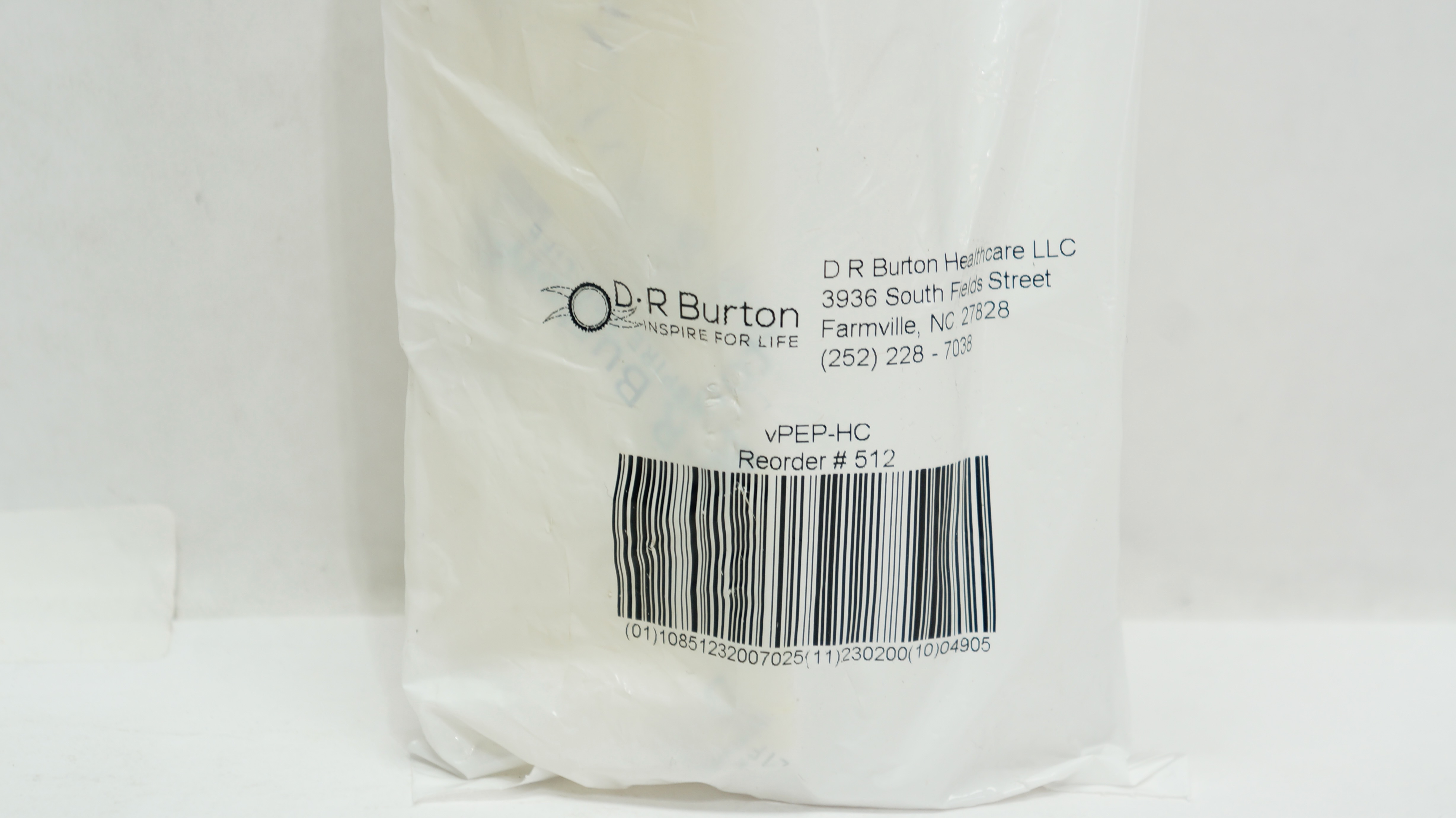 D.R.Burton 512 vPEP HC Oscillating Positive Expiratory Pressure Therapy System