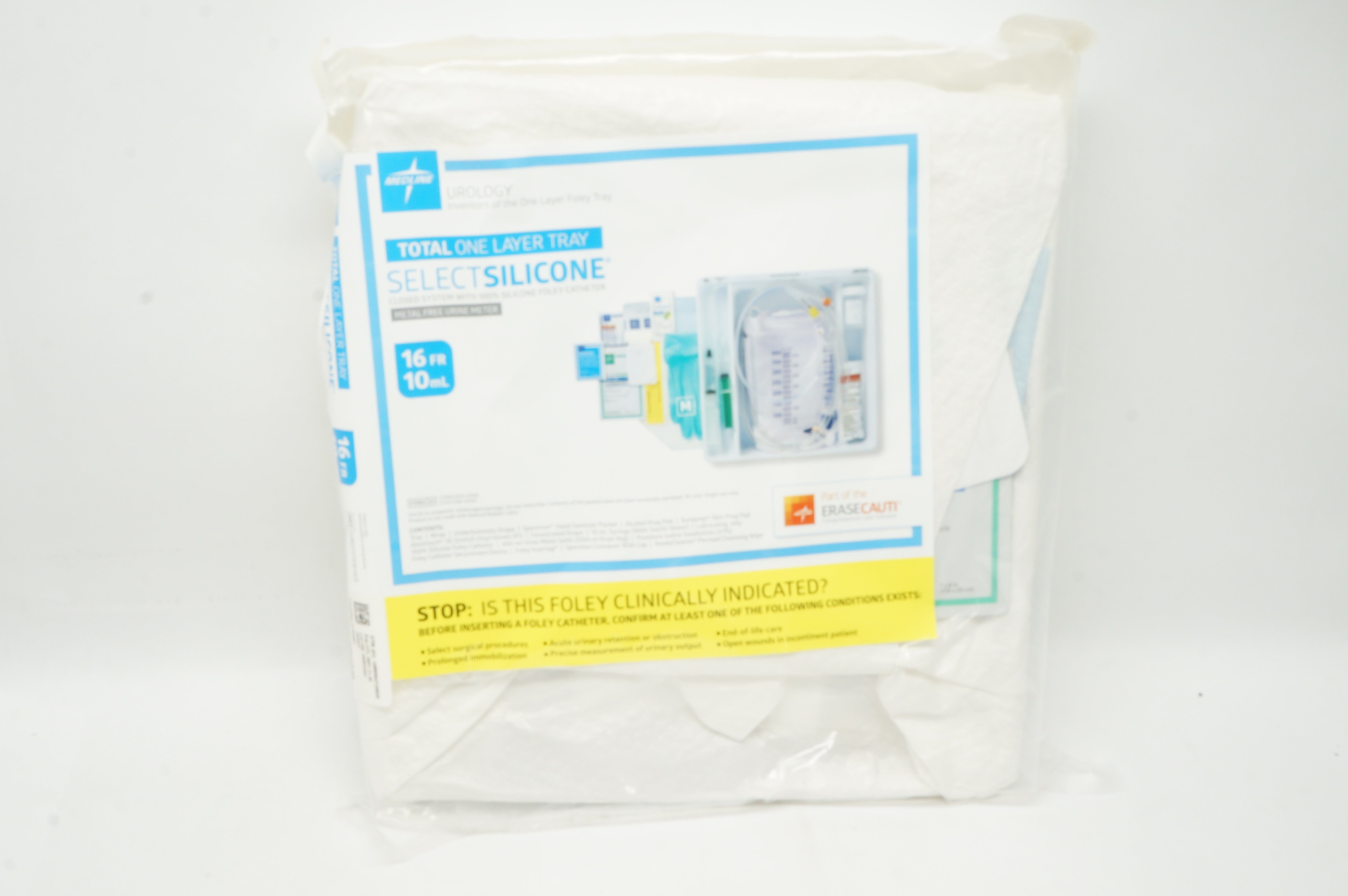 Medline UR0170816S Closed System with 100% Silicone Foley Catheter 16Fr 10ml