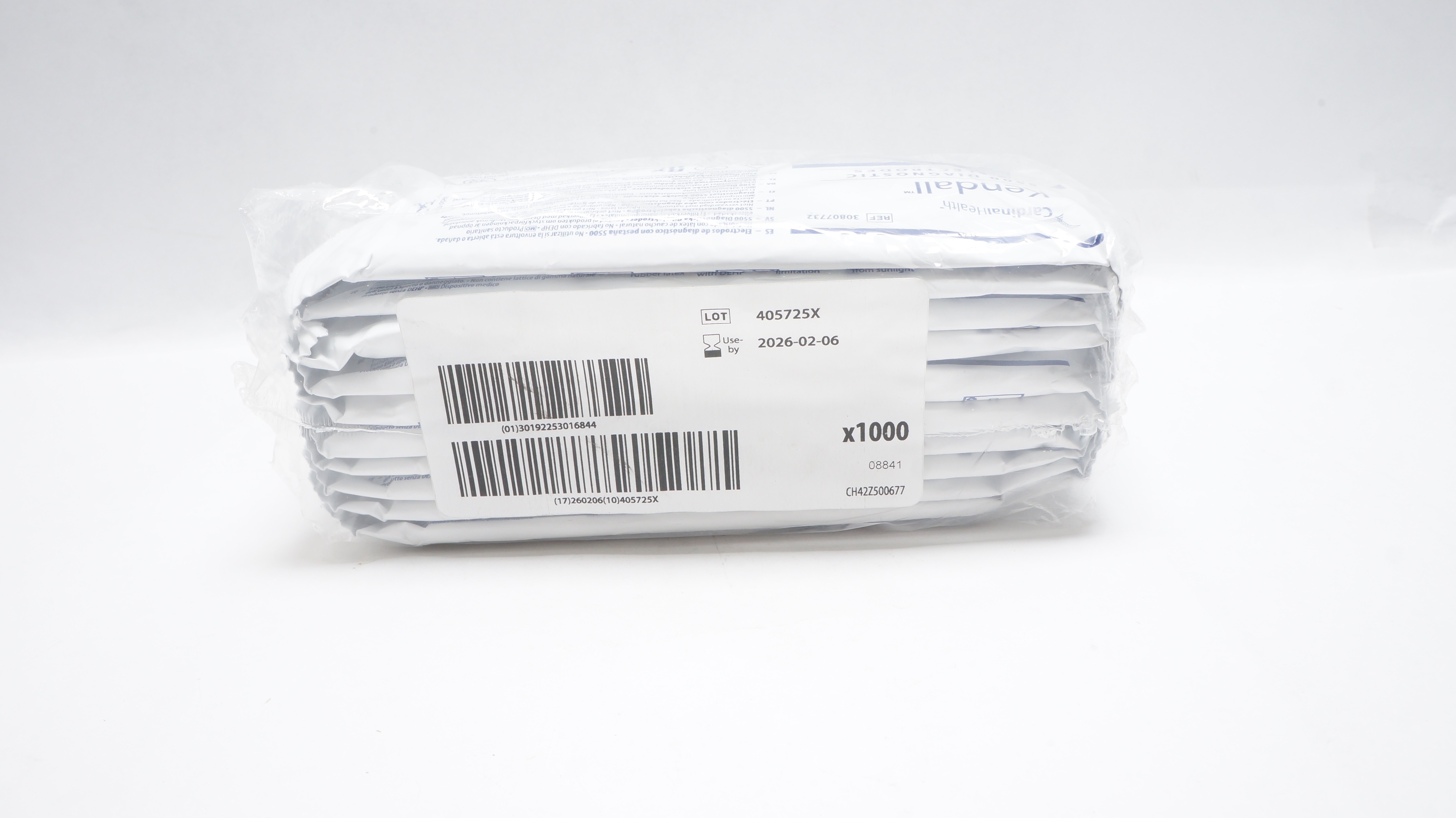 Cardinal Health 30807732 Kendall 5500 Diagnostic Tab Electrodes - Pack of 1000