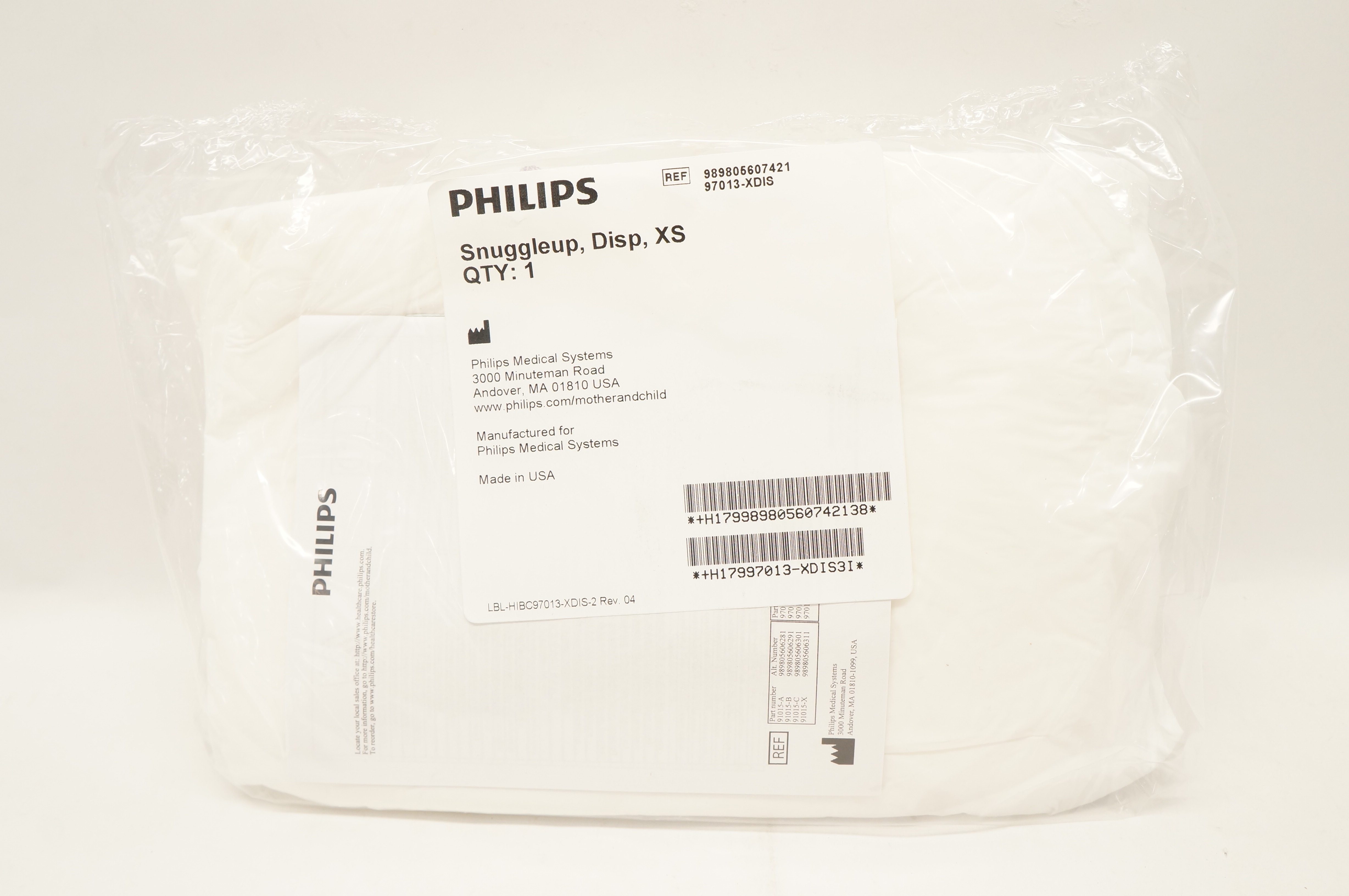 Philips 989805607421 Snuggleup Disposable, X-Small
