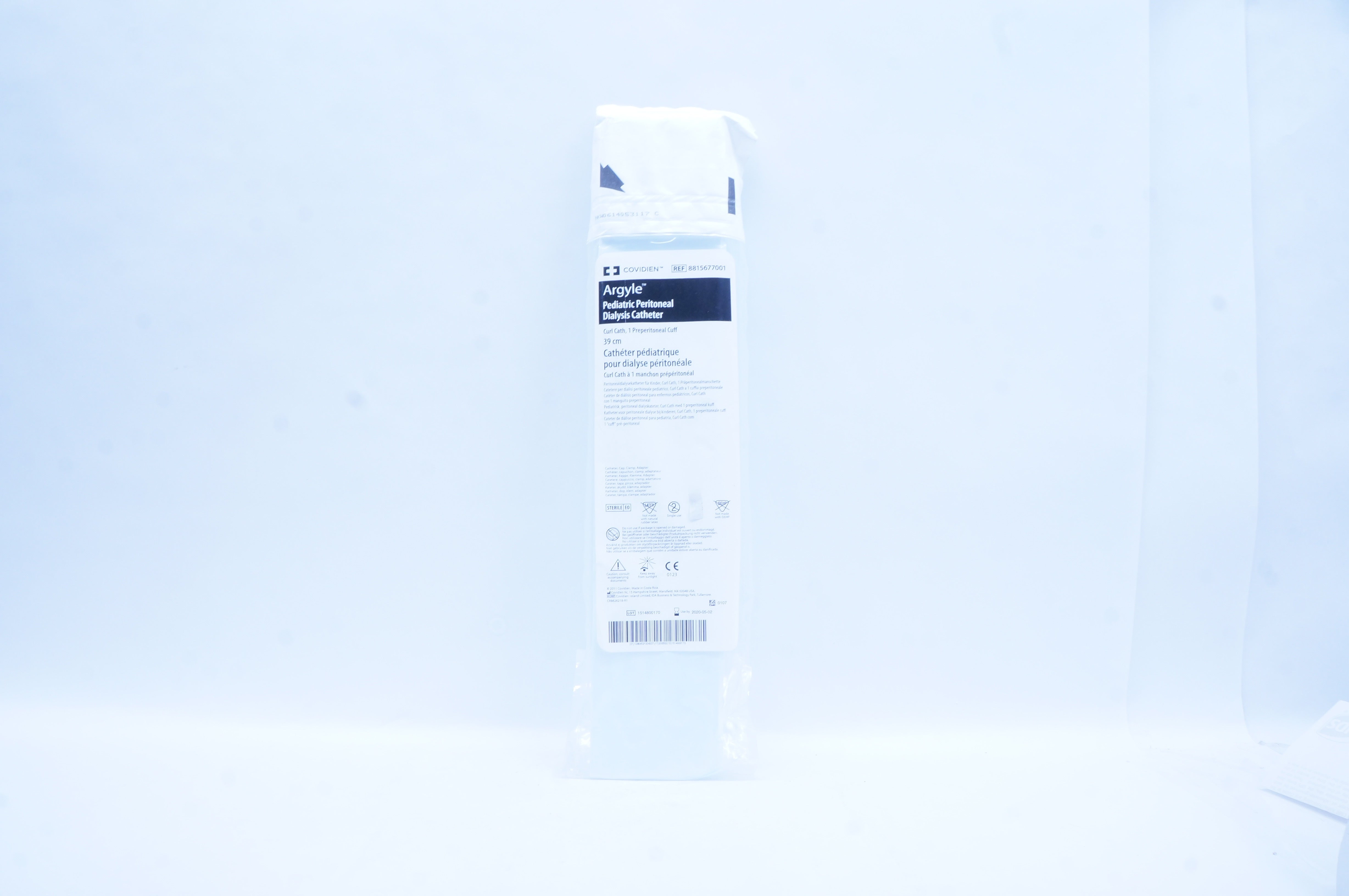 Covidien 8815677001 Argyle Pediatric Peritoneal Dialysis Cath. 39cm (x)
