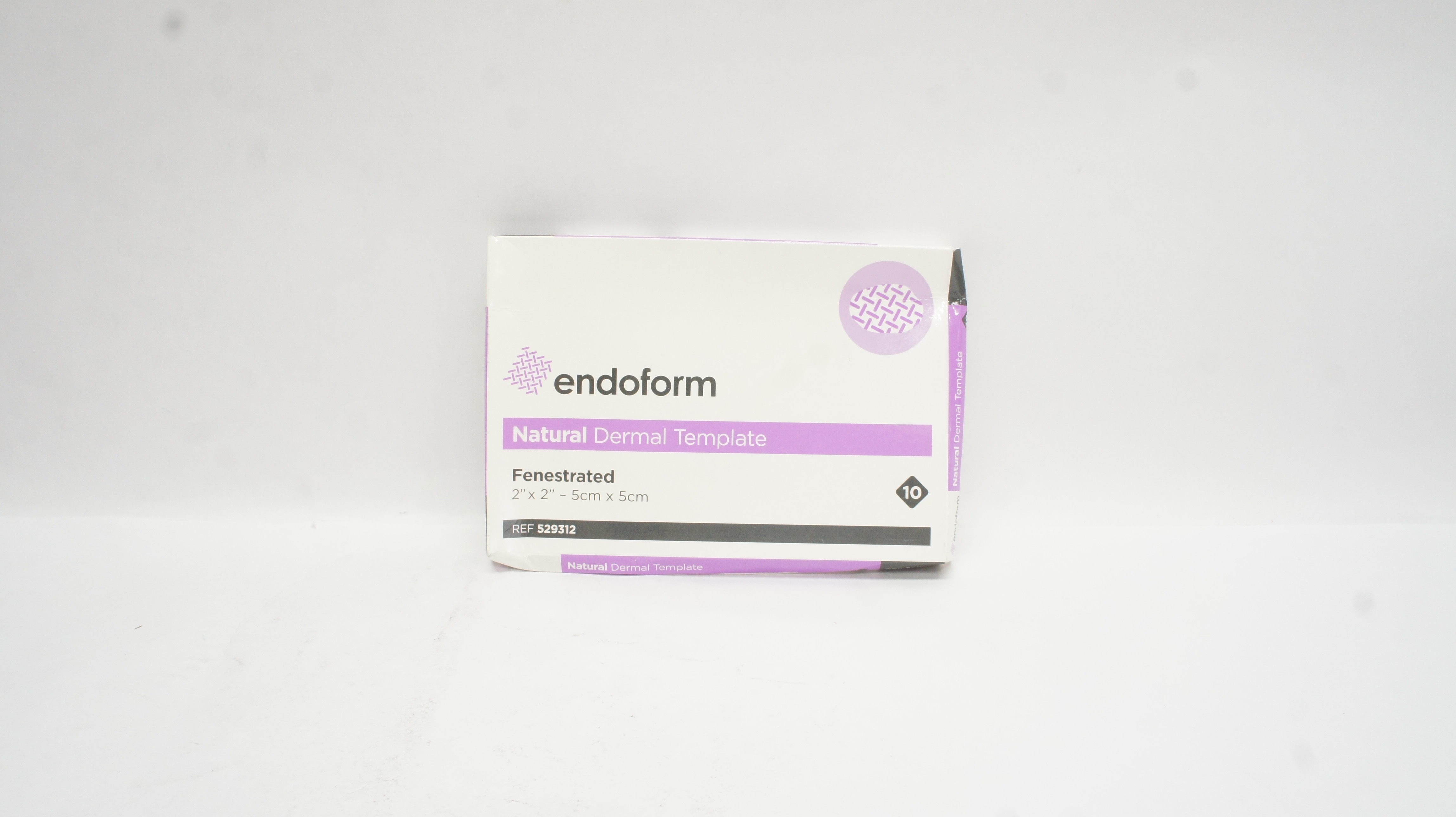 Aroa Biosurgery 529312 Endoform Dermal Template 2inch x 2inch (x) - Box of 10