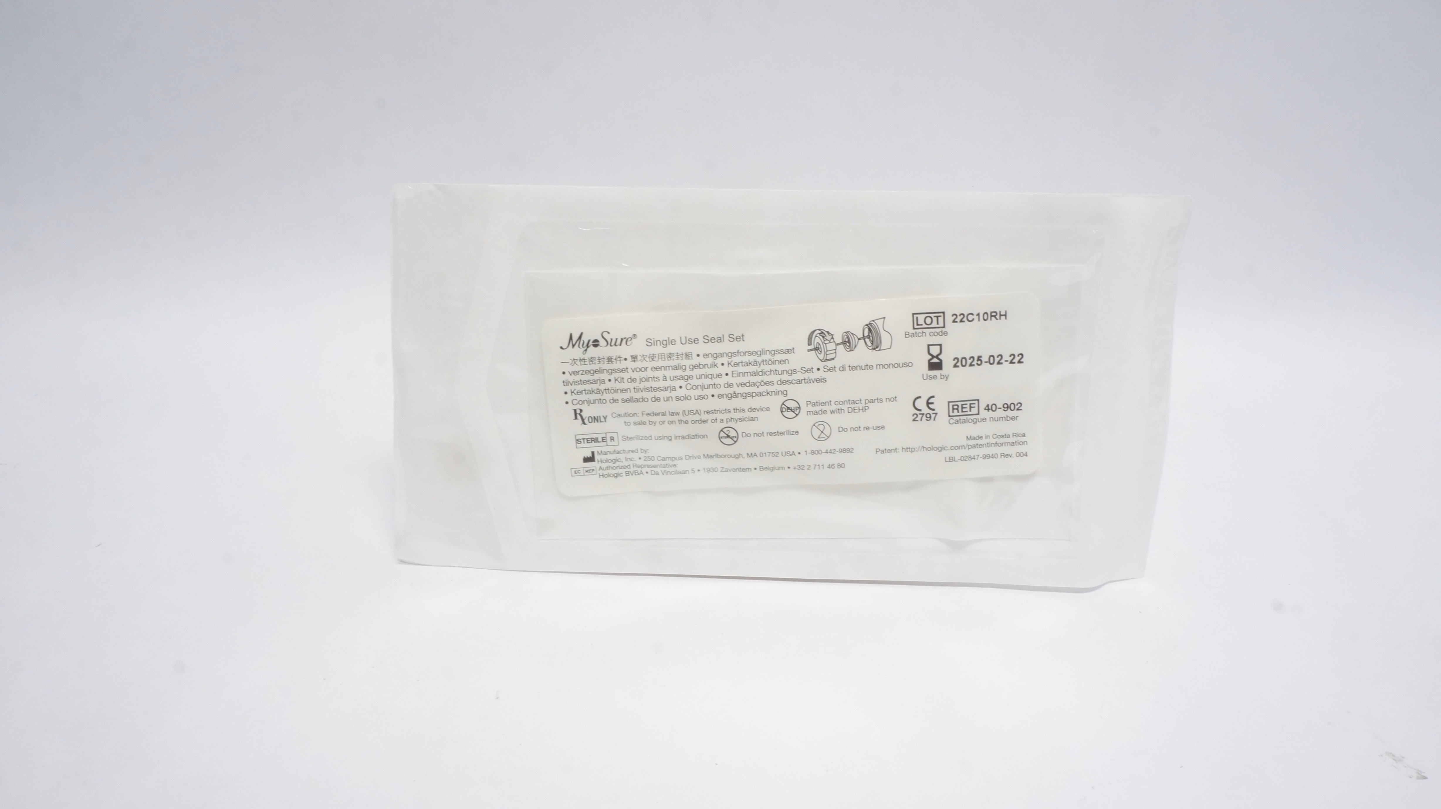 Hologic 40-902 My-Sure Single Use Seal Set (x)