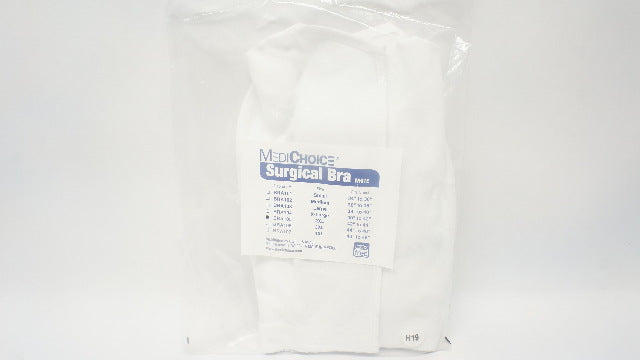 MediChoice BRA105 Surgical Bra, White
