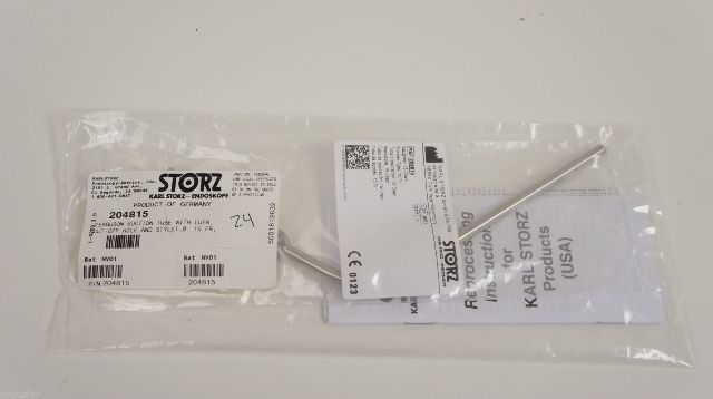 Karl Storz 204815 Ferguson Suction Tube with Luer Cut-Off Hole and Stylet 15Fr