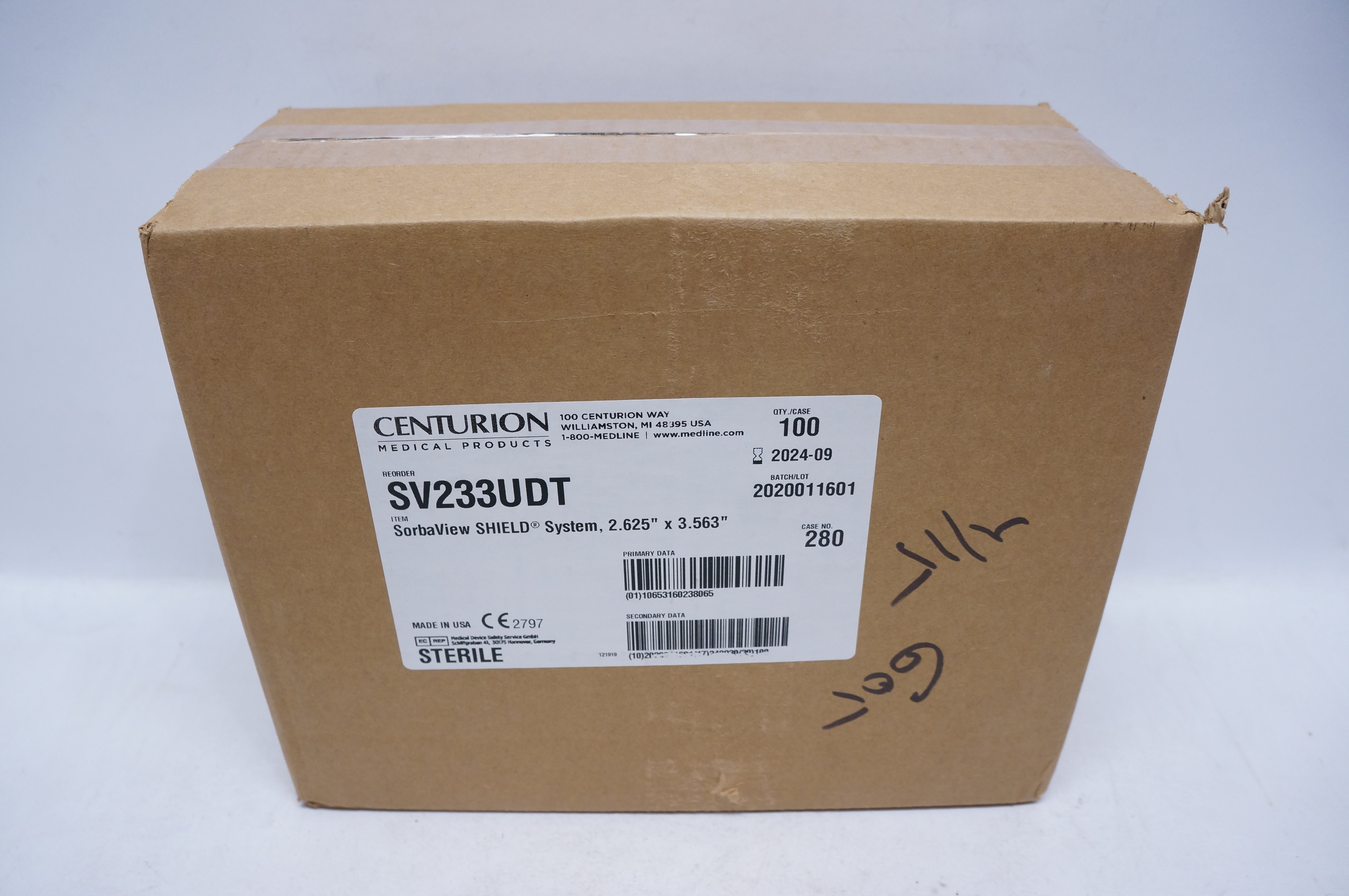 Centurion SV233UDT SorvbaView Shield System, 2.625inch x 3.563inch - Box of 100