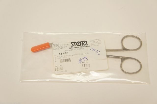Karl Storz 58182 Locklin Gingive Serrated Scissors Length 16cm