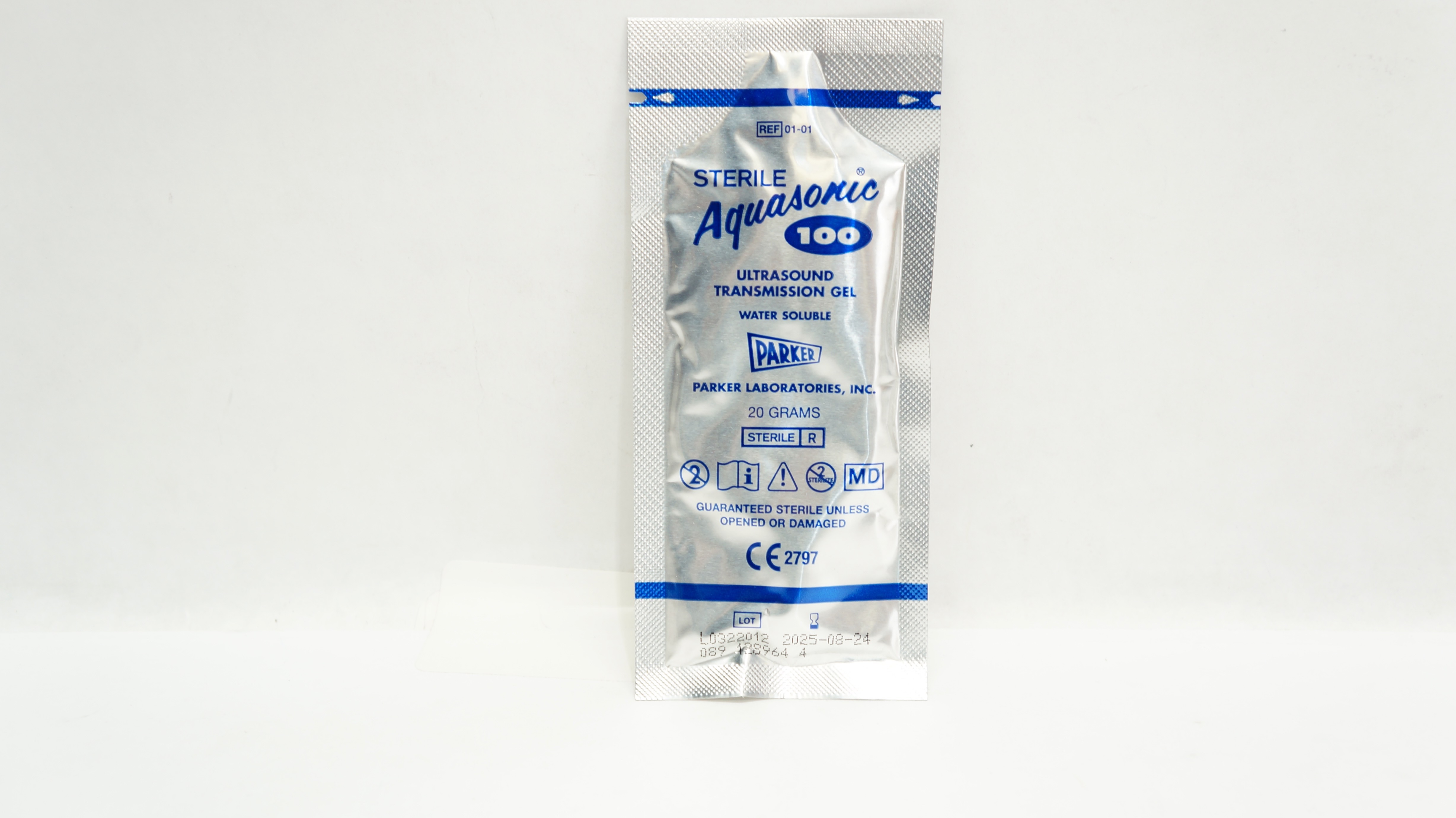 Parker 01-01 Sterile Aquasonic 100 Ultrasound Transmission Gel 20 Grams