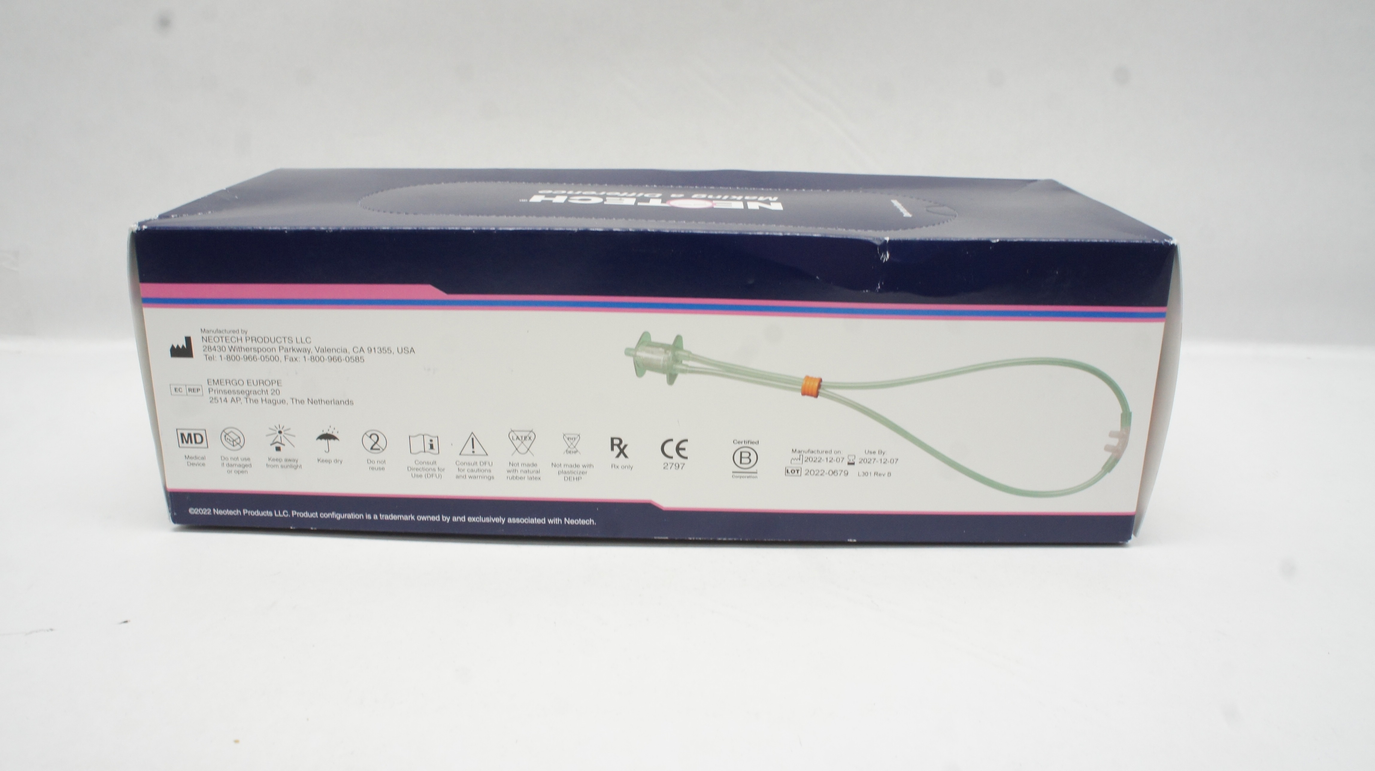 Neotech N4903 RAM Nasal Oxygen Cannula- Box of 10