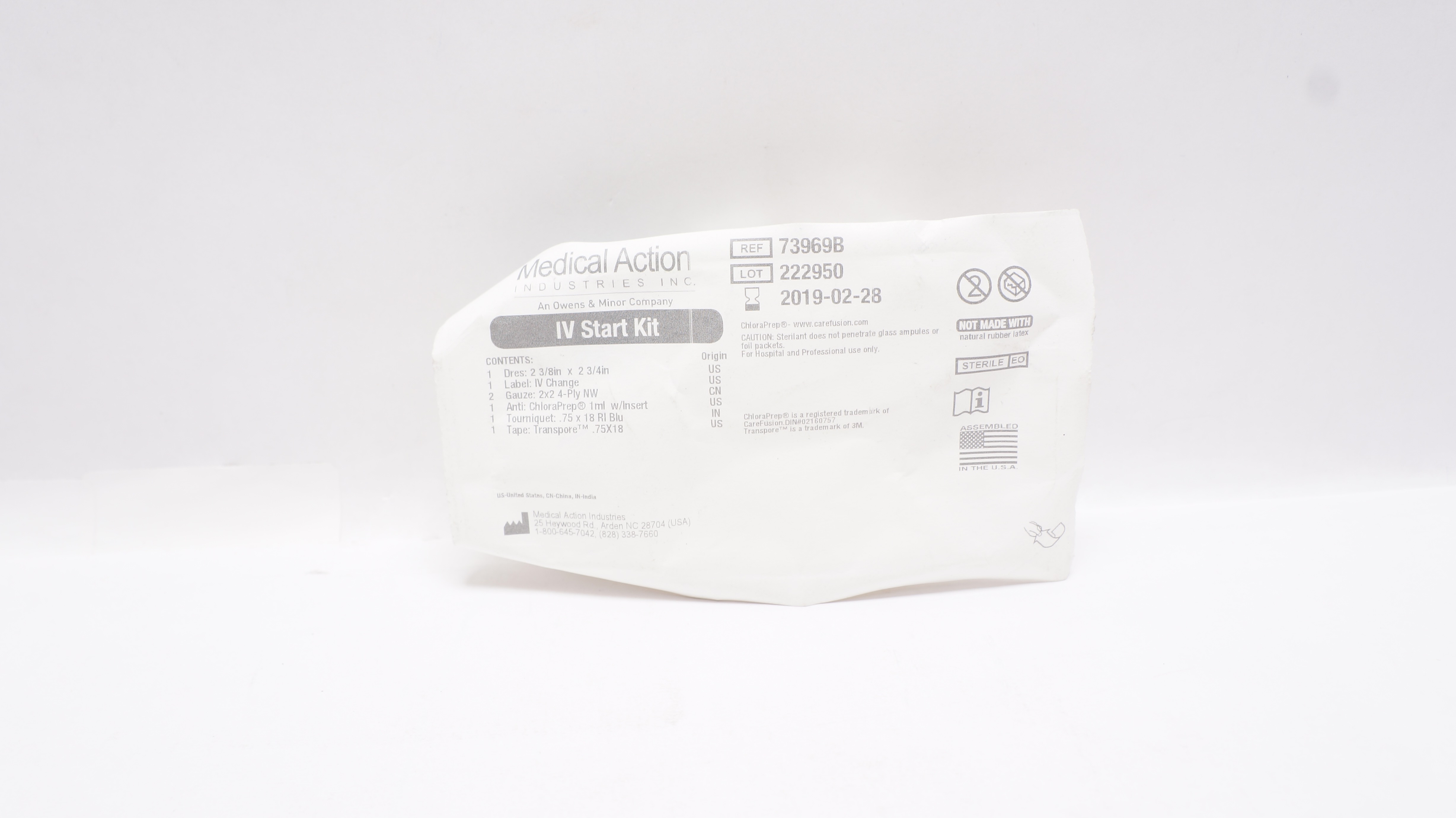 Medical Action 73969B IV Start Kit (x)