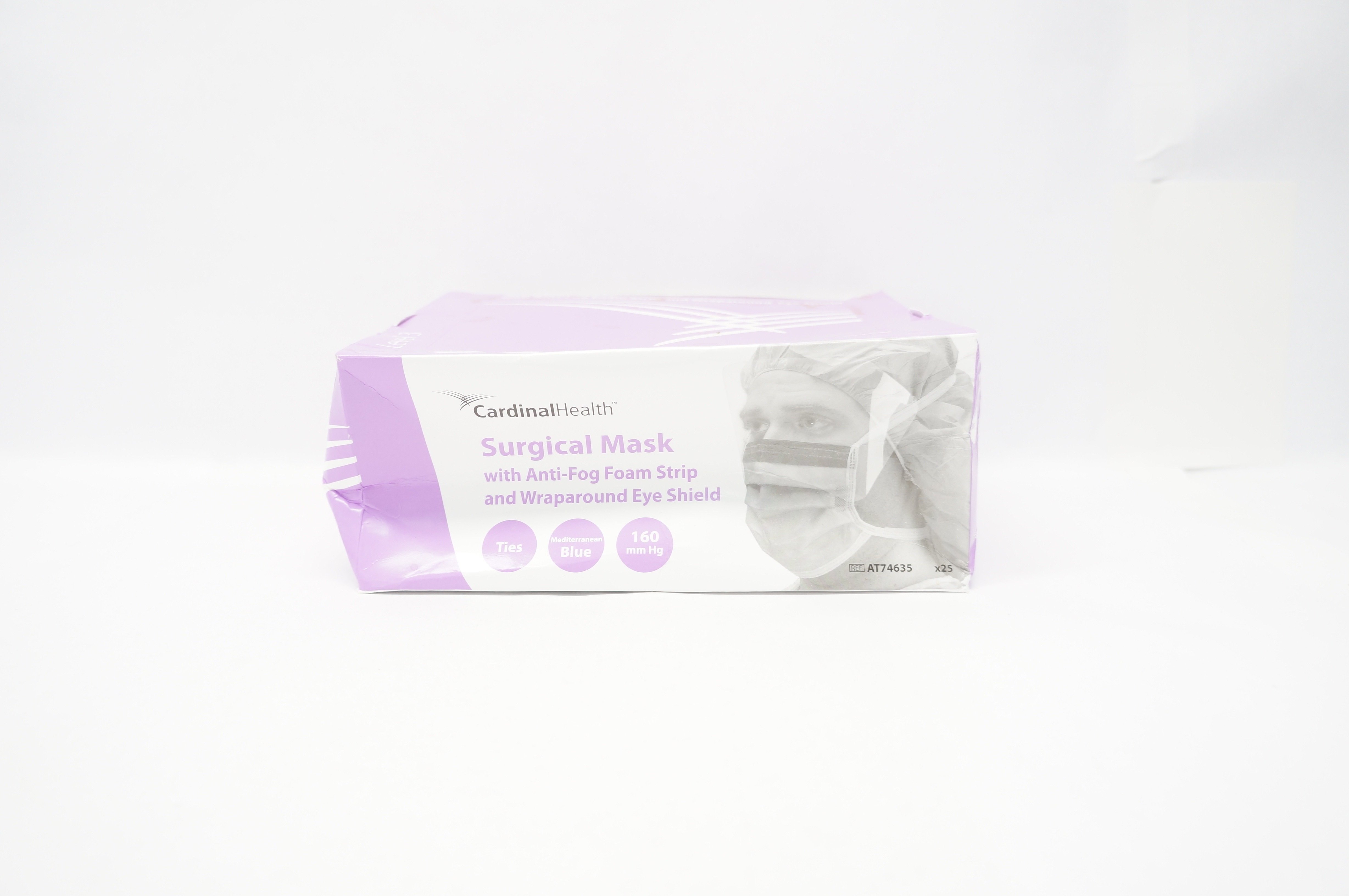 Cardinal Health AT74635 Surgical Mask 160mm Hg - Box of 25