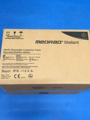 Bayer SSS-LP-60-T Medrad Stellant Sterile Connector Tubes  ~ Box of 50