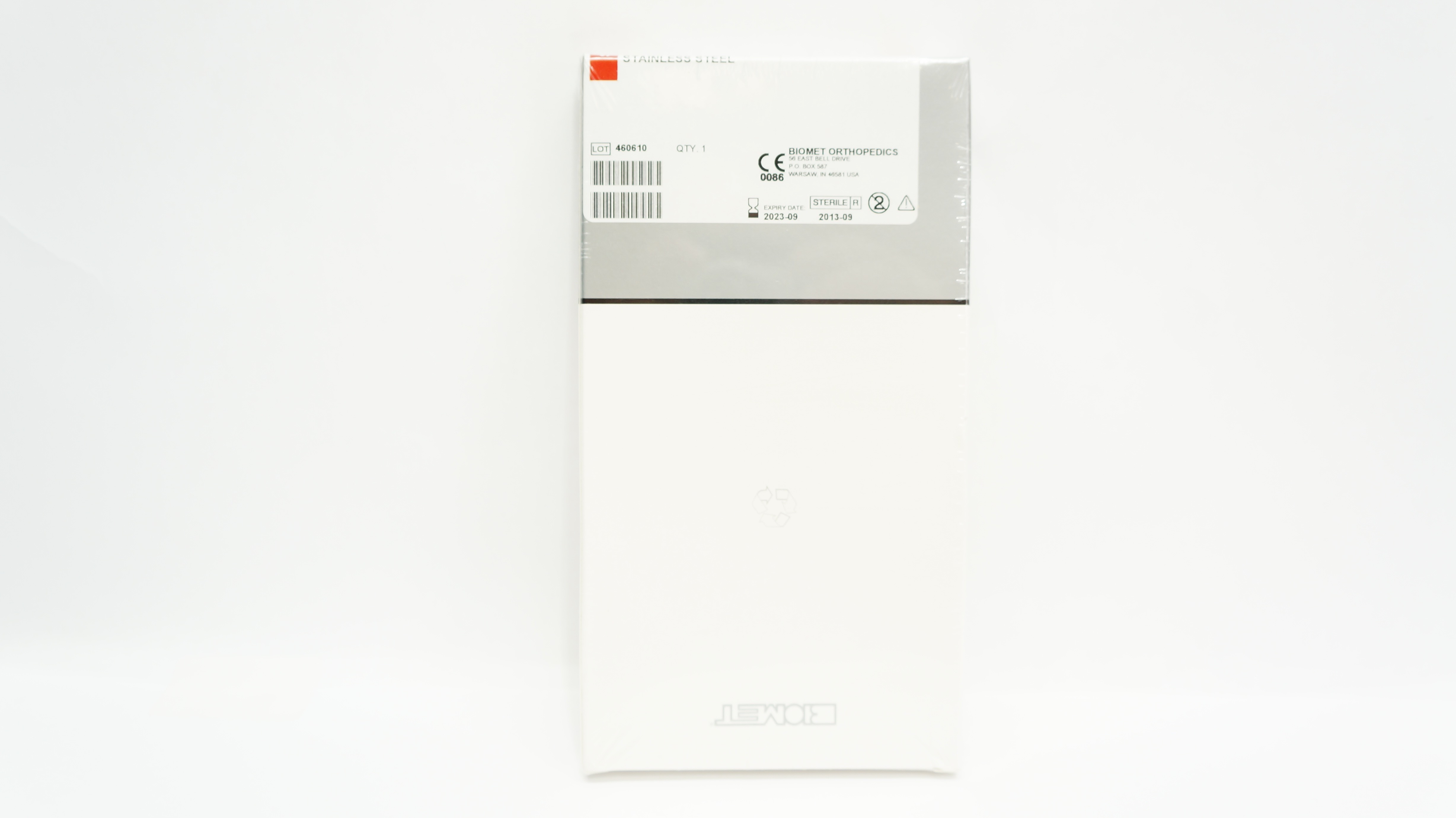 Biomet Orthopedics 350800 Stainless Steel Cable 2.0mm Dia. x 750mm Lgth.