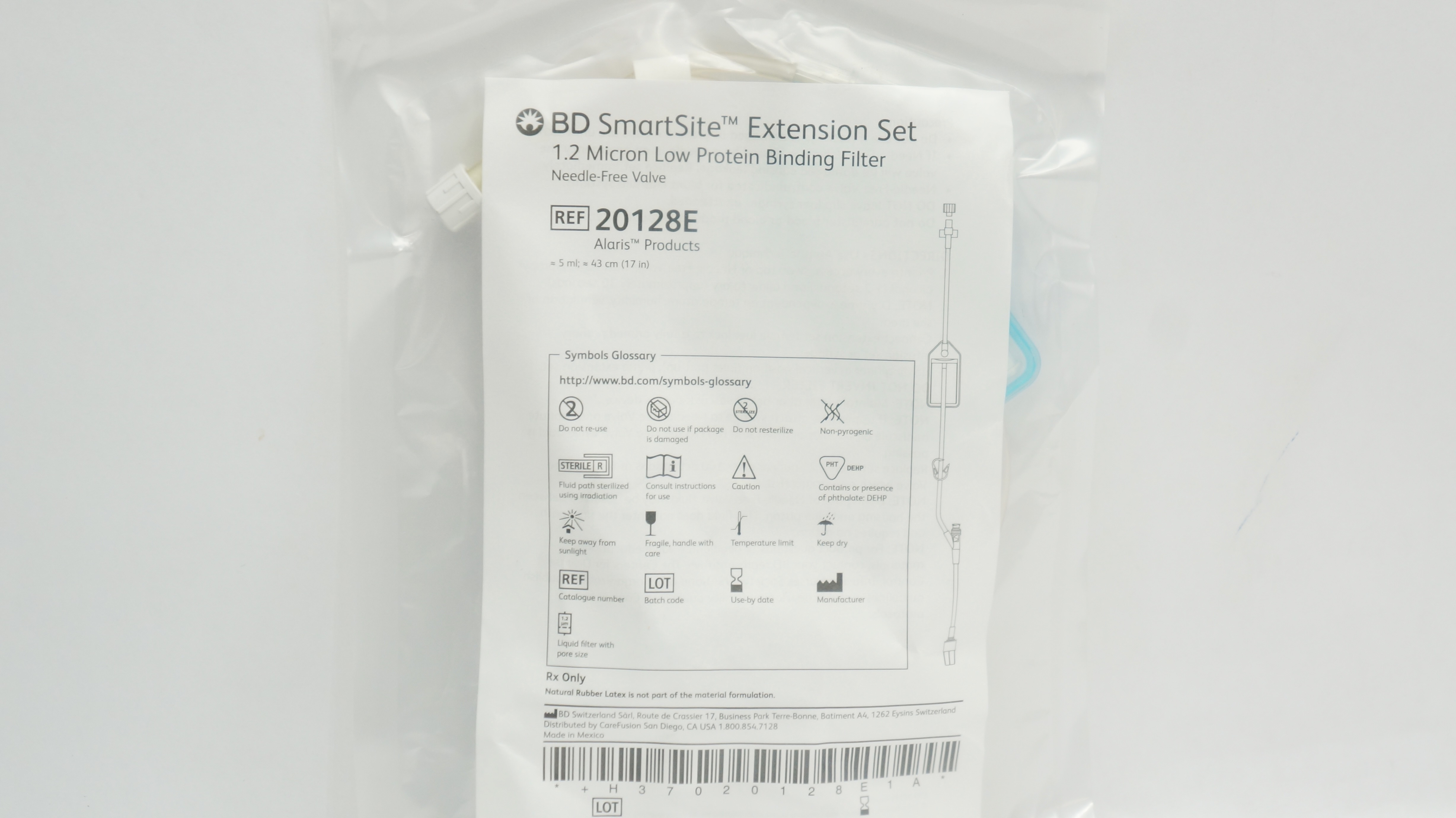 BD 20128E SmartSite Extension Set