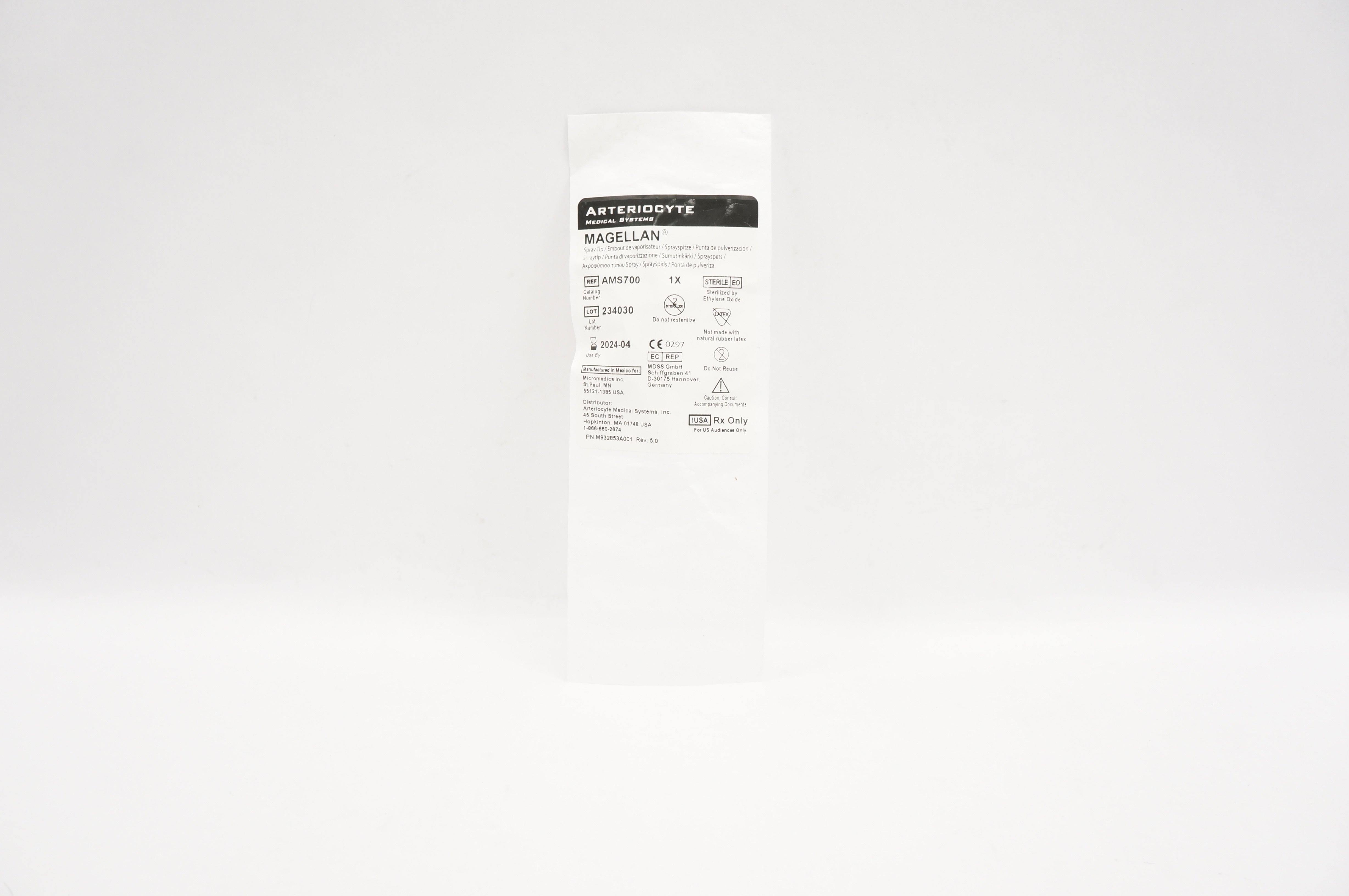 Arteriocyte AMS700 MAGELLAN Spray Tip