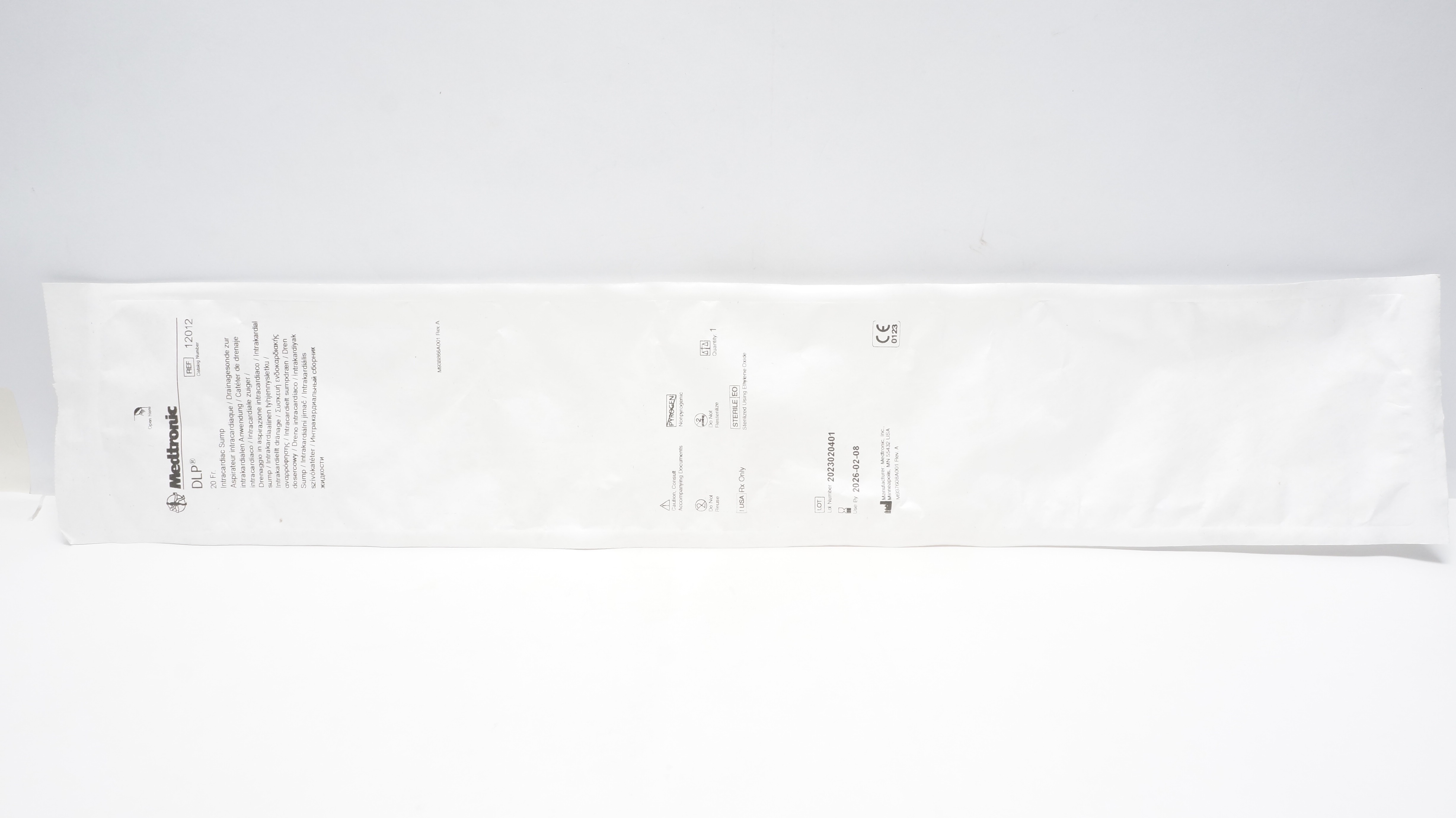 Medtronic 12012 DLP 20Fr Intracardiac Sump