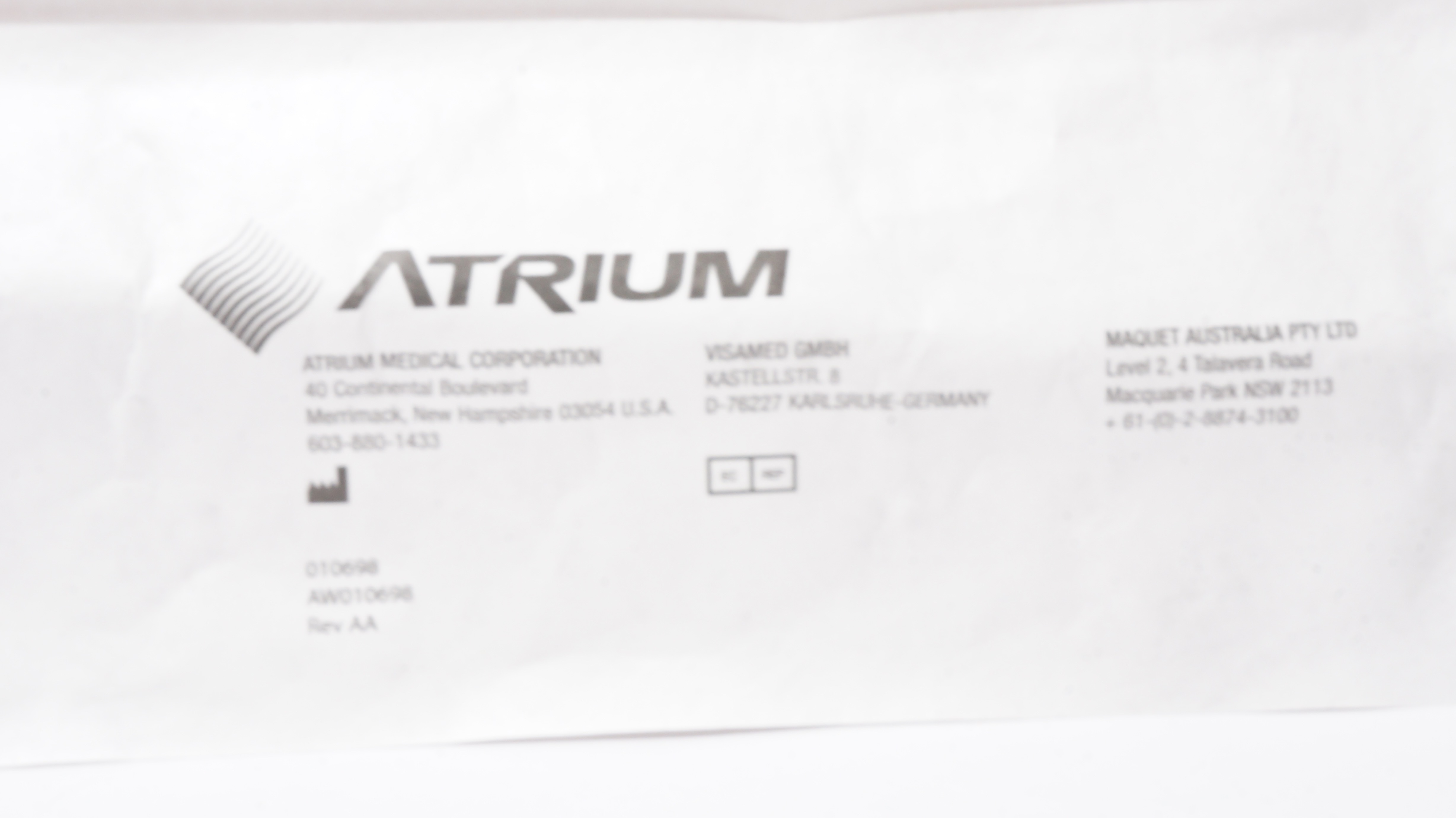 Atrium 8032 PVC Thoracic Cath. 32Fr. (x)