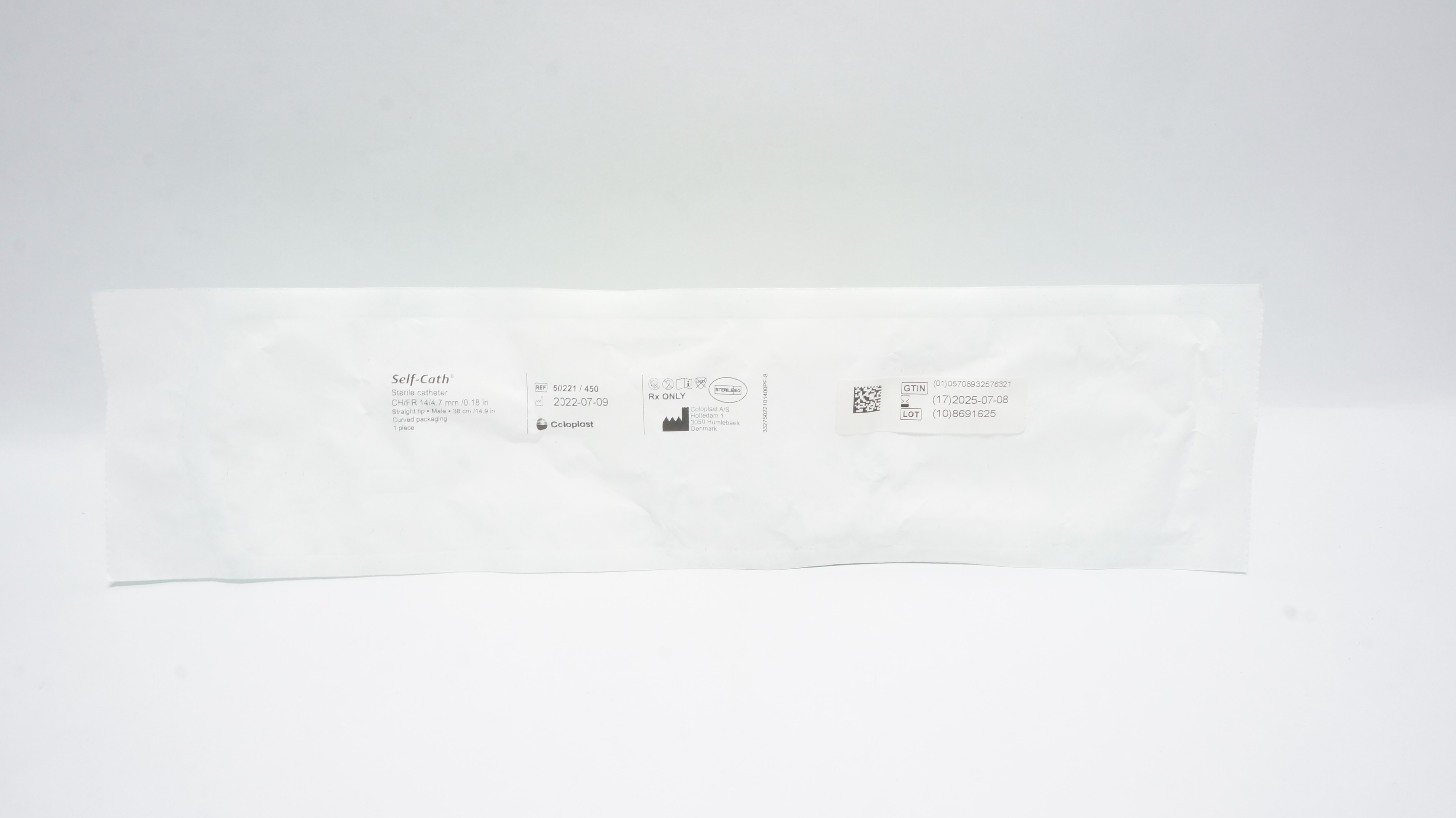 Coloplast 50221/450 Self-Cath. Sterile, CH/FR 14/4,7mm/0.18In