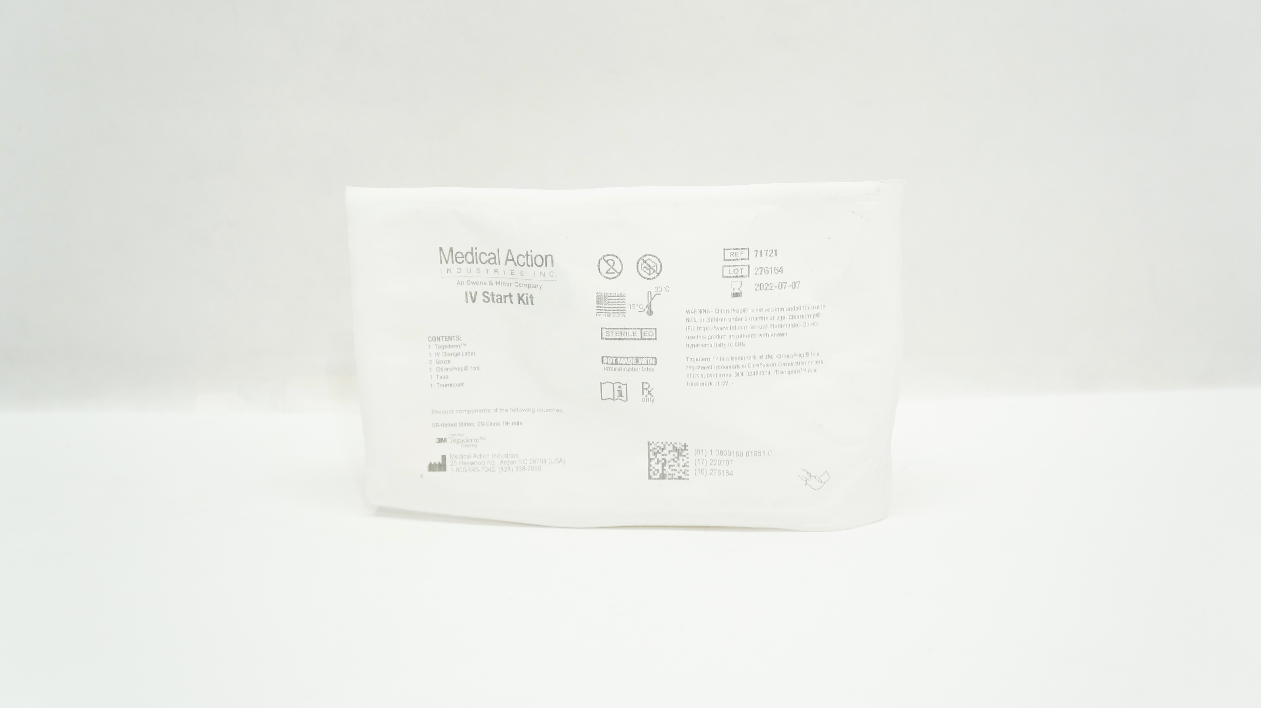 Medical Action 71721 Featuring 3M Tegaderm Dressing IV Start Kit (x)