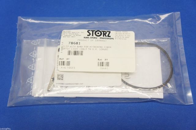 Karl Storz 78681 Clip With Band For Attaching Fiber Optic Light Cable 