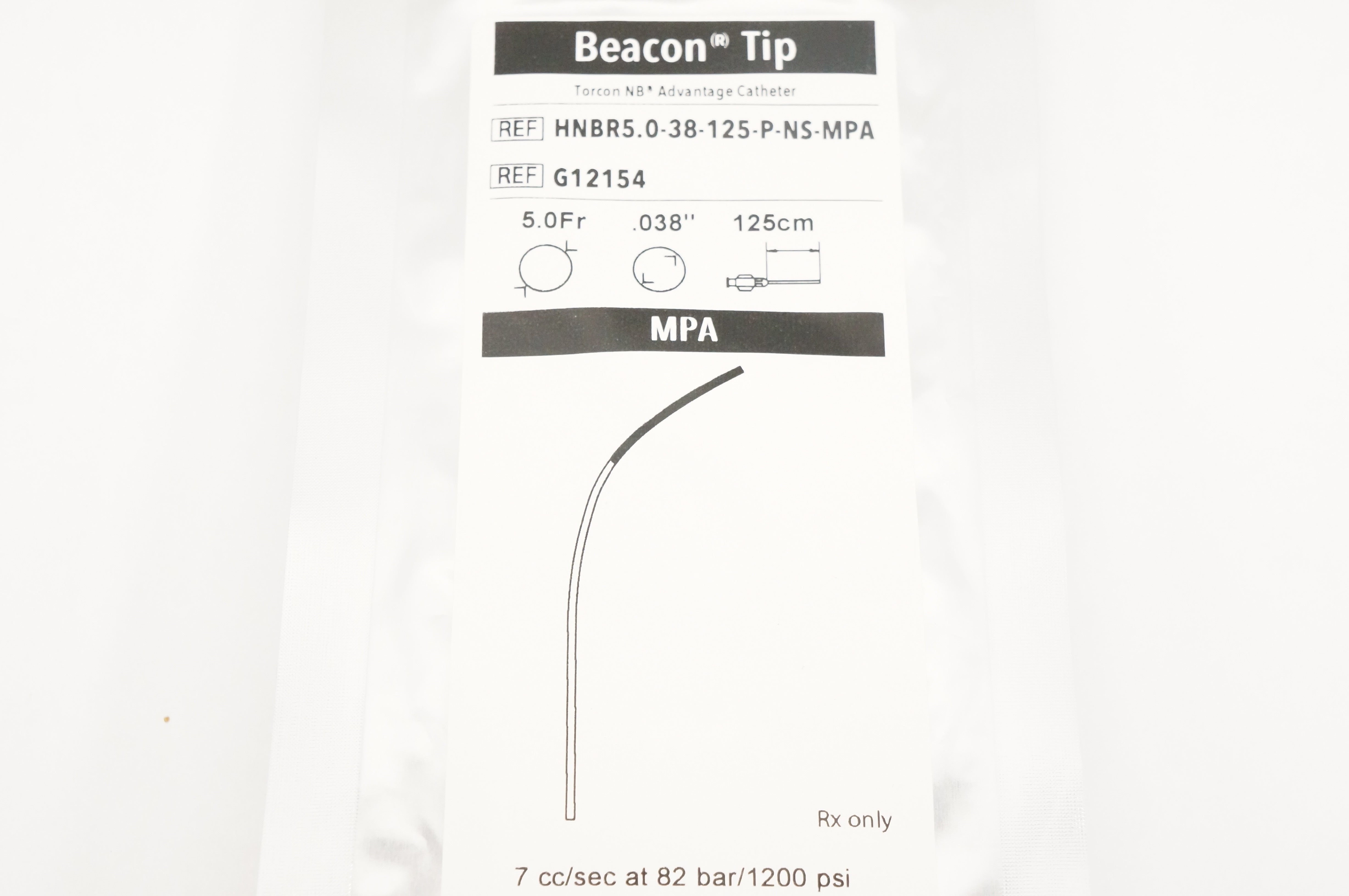 Cook Medical G12154 Torcon NB Advantage Cath. MPA 5.0Fr x .038inch x 125cm (x)