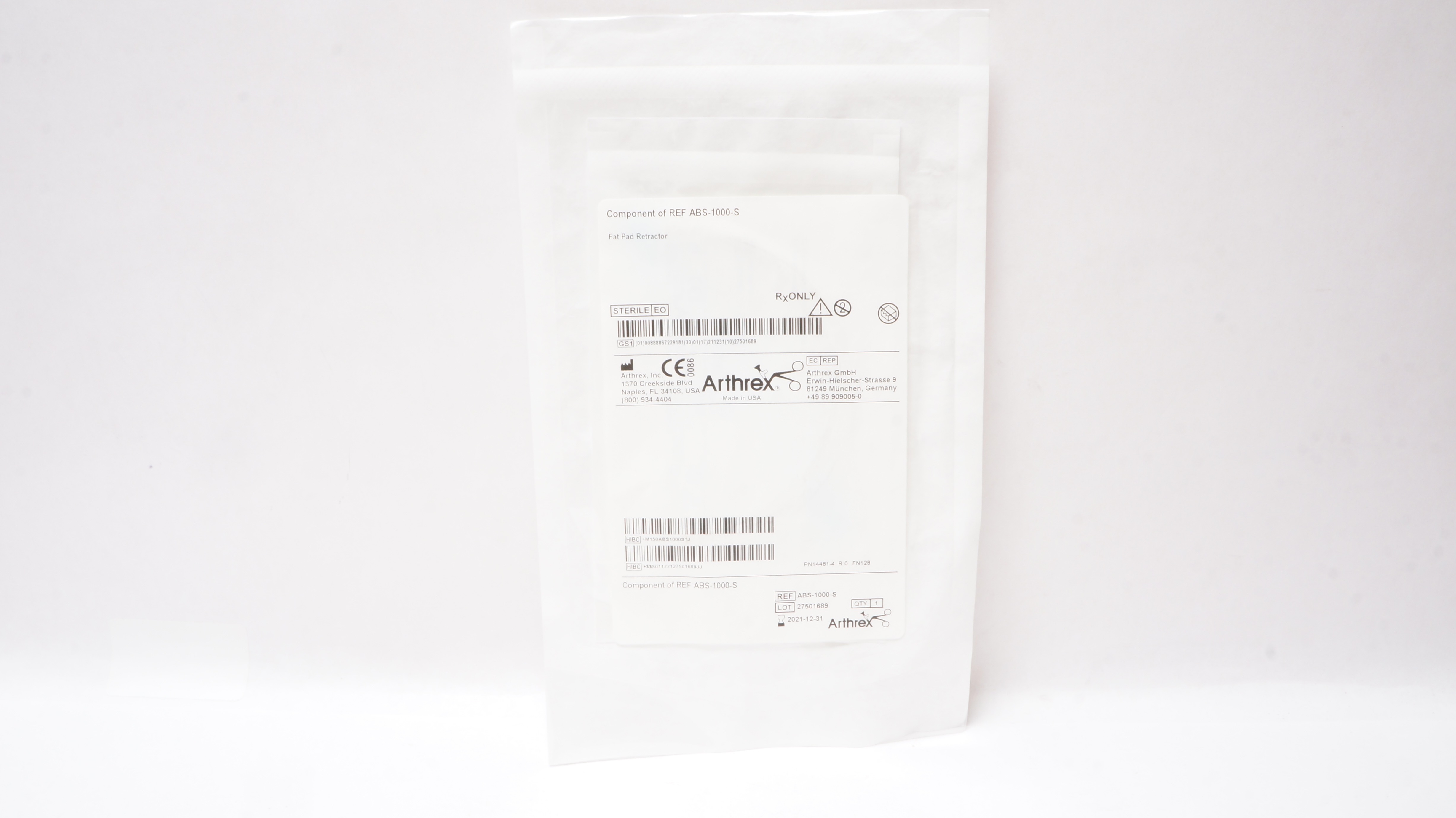 Arthrex ABS-1000-S Fat Pad Retractor (x)