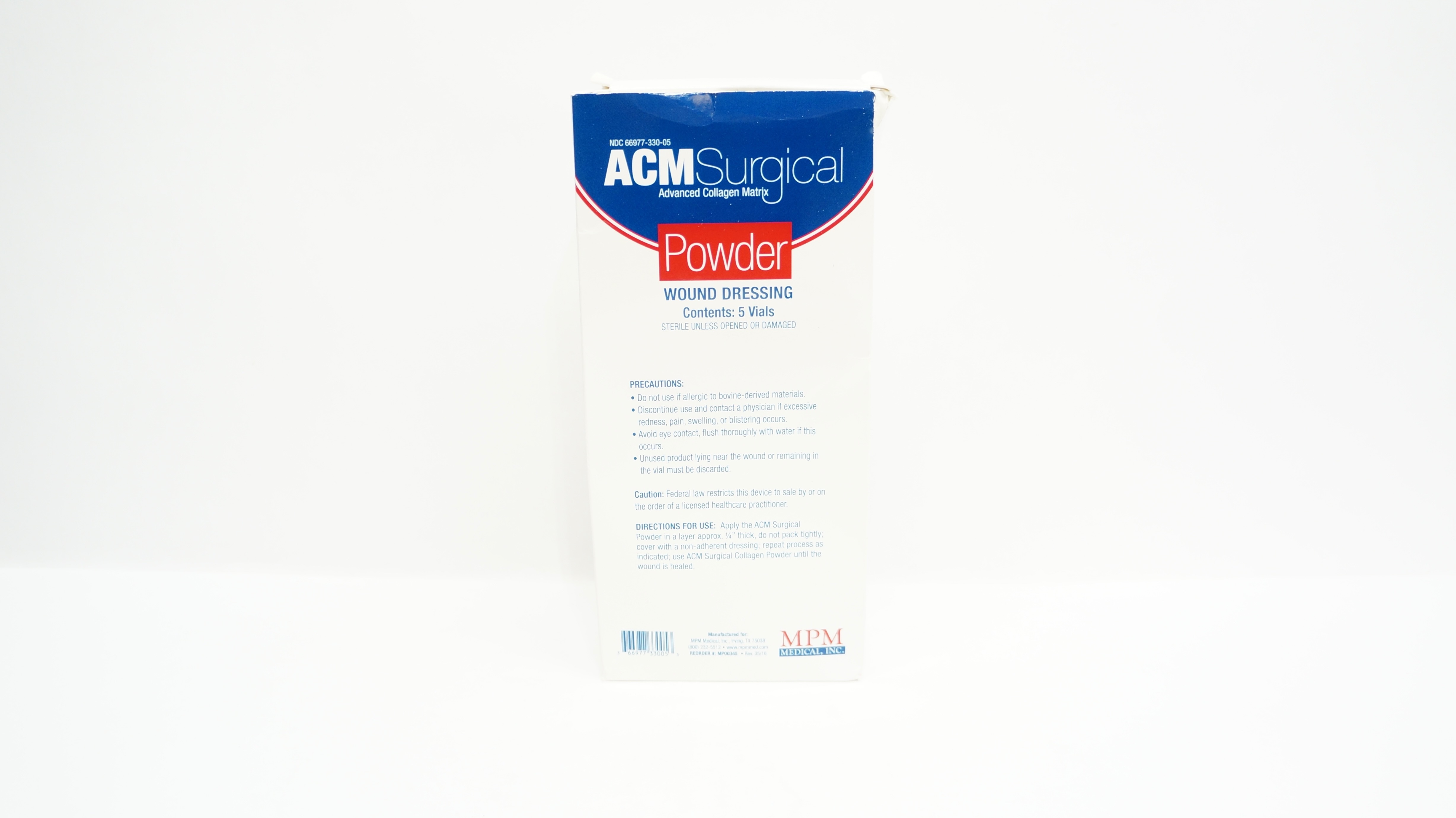 MPM Medical MP00345 ACM Surgical Powder Wound Dressing (x)- Box of 4