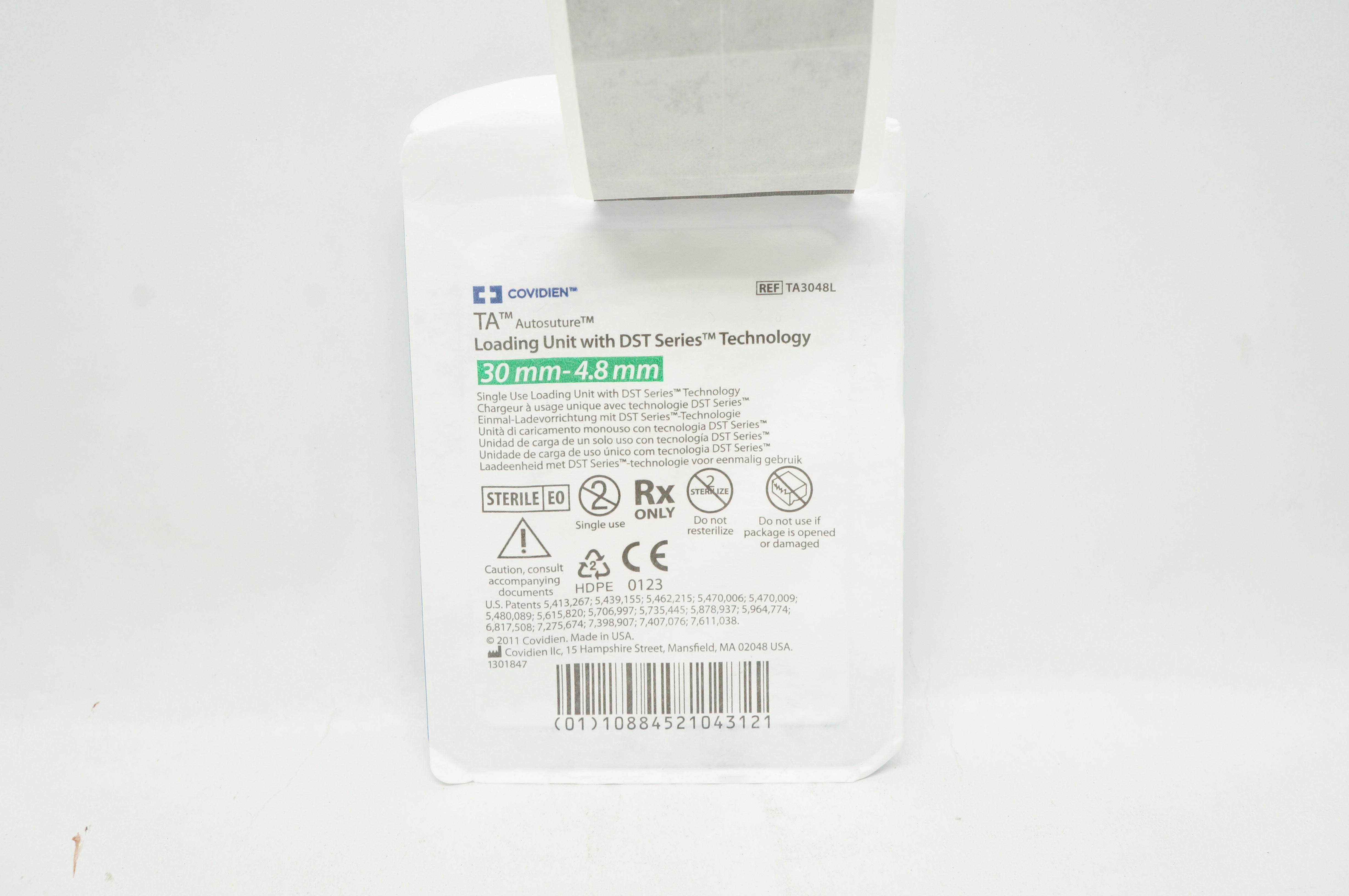 Covidien TA3048L TA Autosuture Loading Unit 30mm x 4.8mm (x)