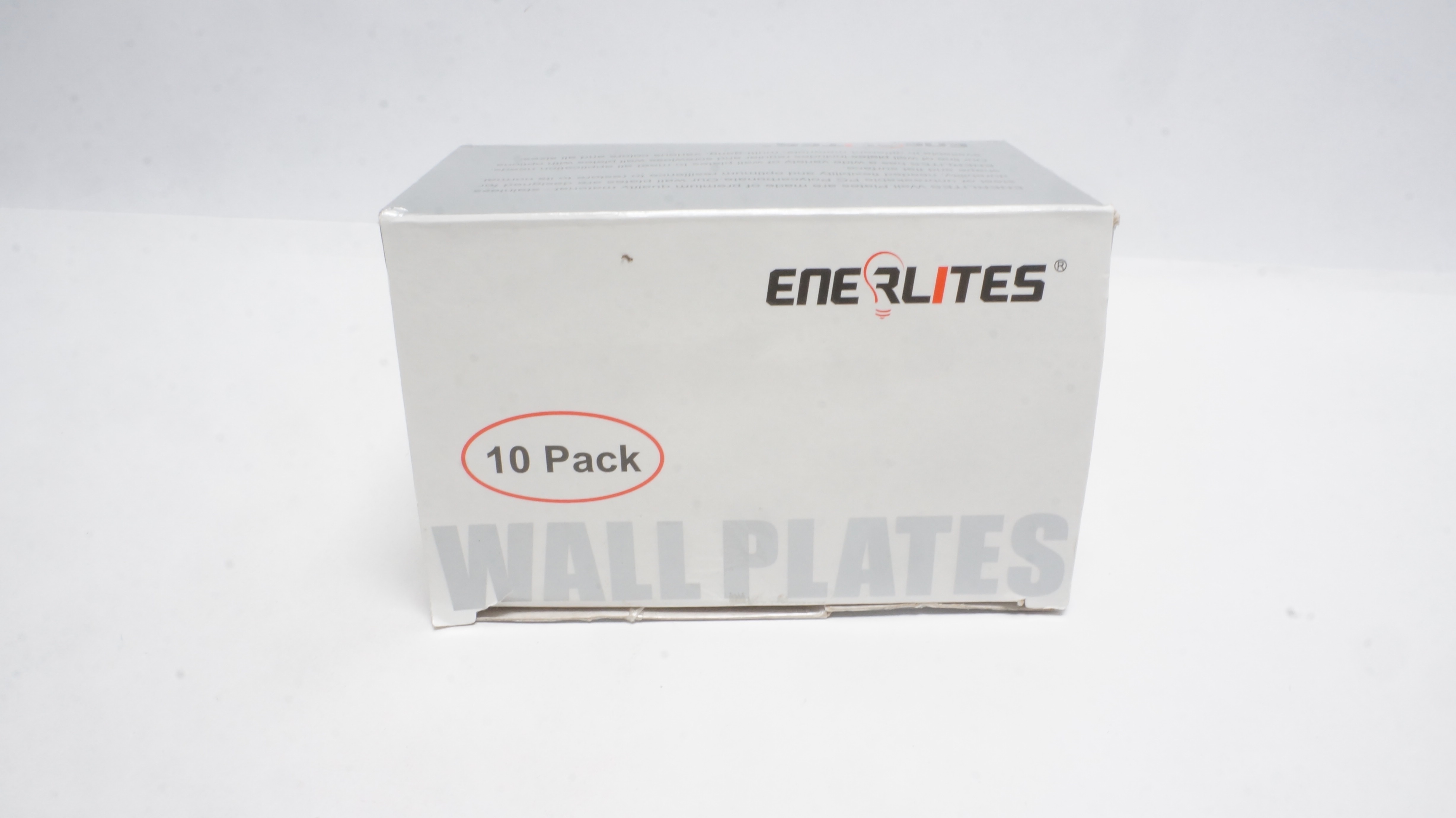Enerlites 8801-W10P-UUT 1 Gang Blank Plastic Wallplates - Pack of 10