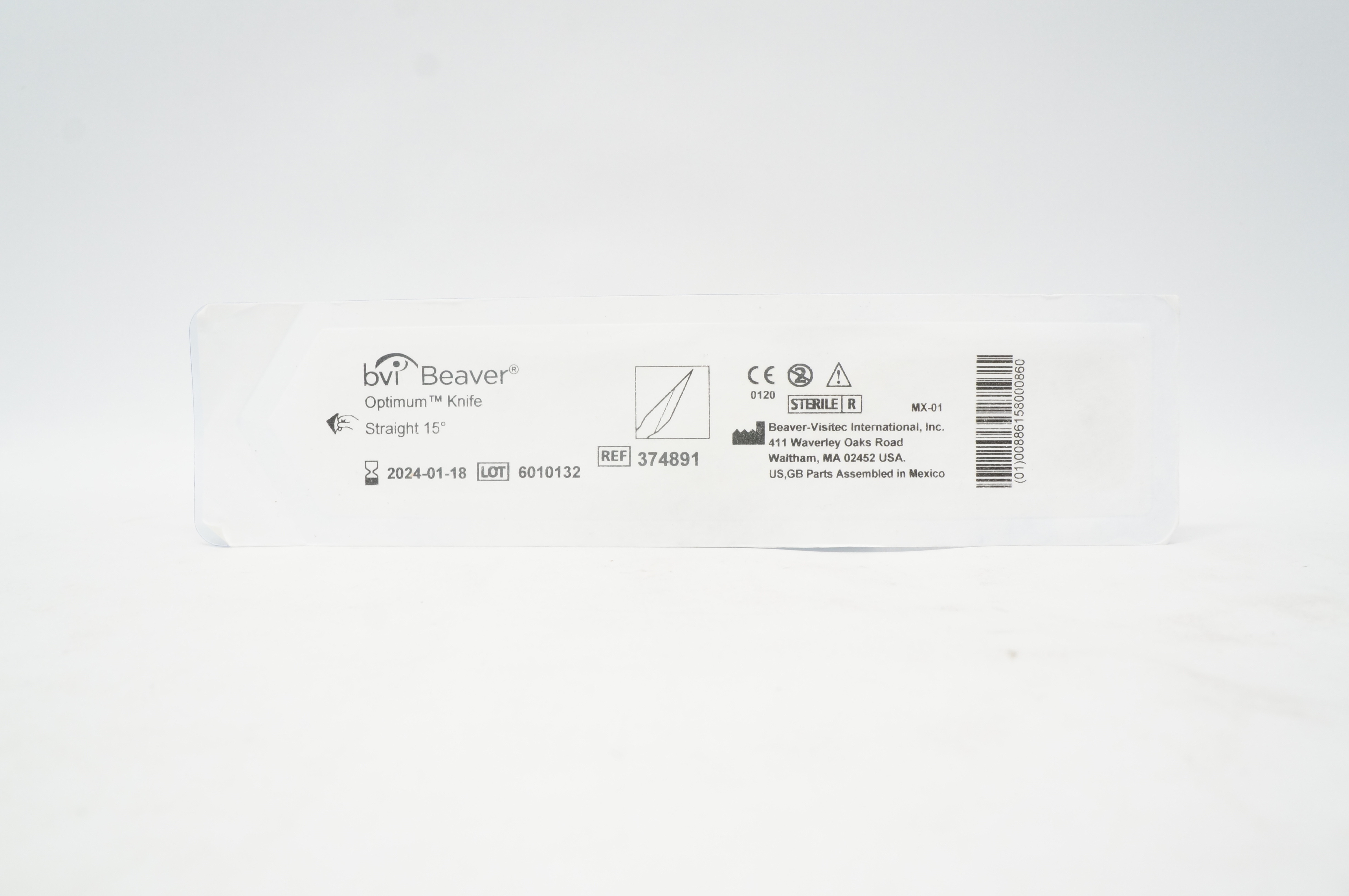 Bvi Beaver 374891 Optimum Knife Straight 15 Degree