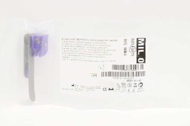 Salter Labs 1030.C IntuBrite Single Use Disposable Laryngoscope Blade, MIL 0