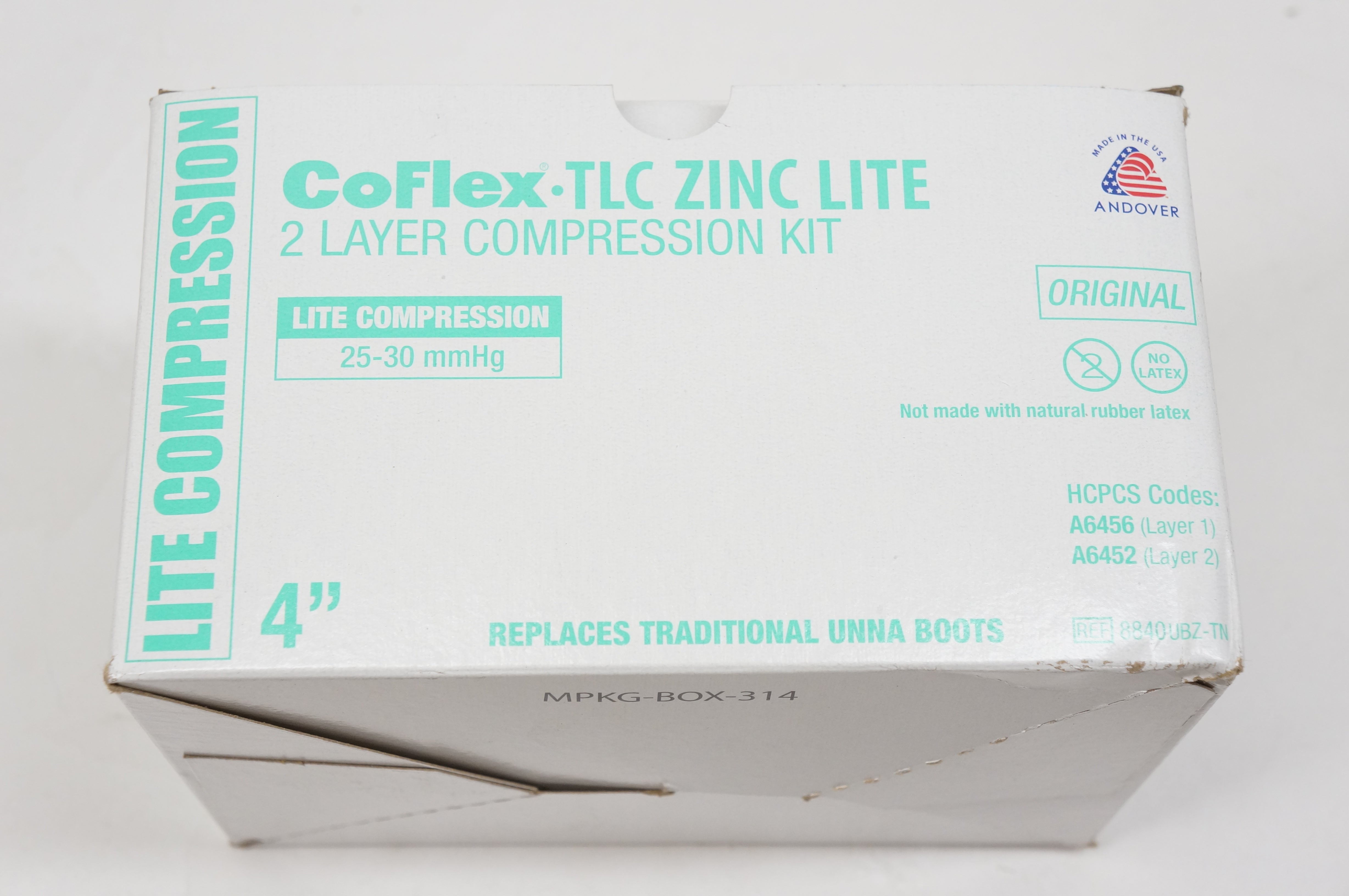 Andover 8840UBZ-TN CoFlex TLC ZINC LITE 2 Layer Compression Kit