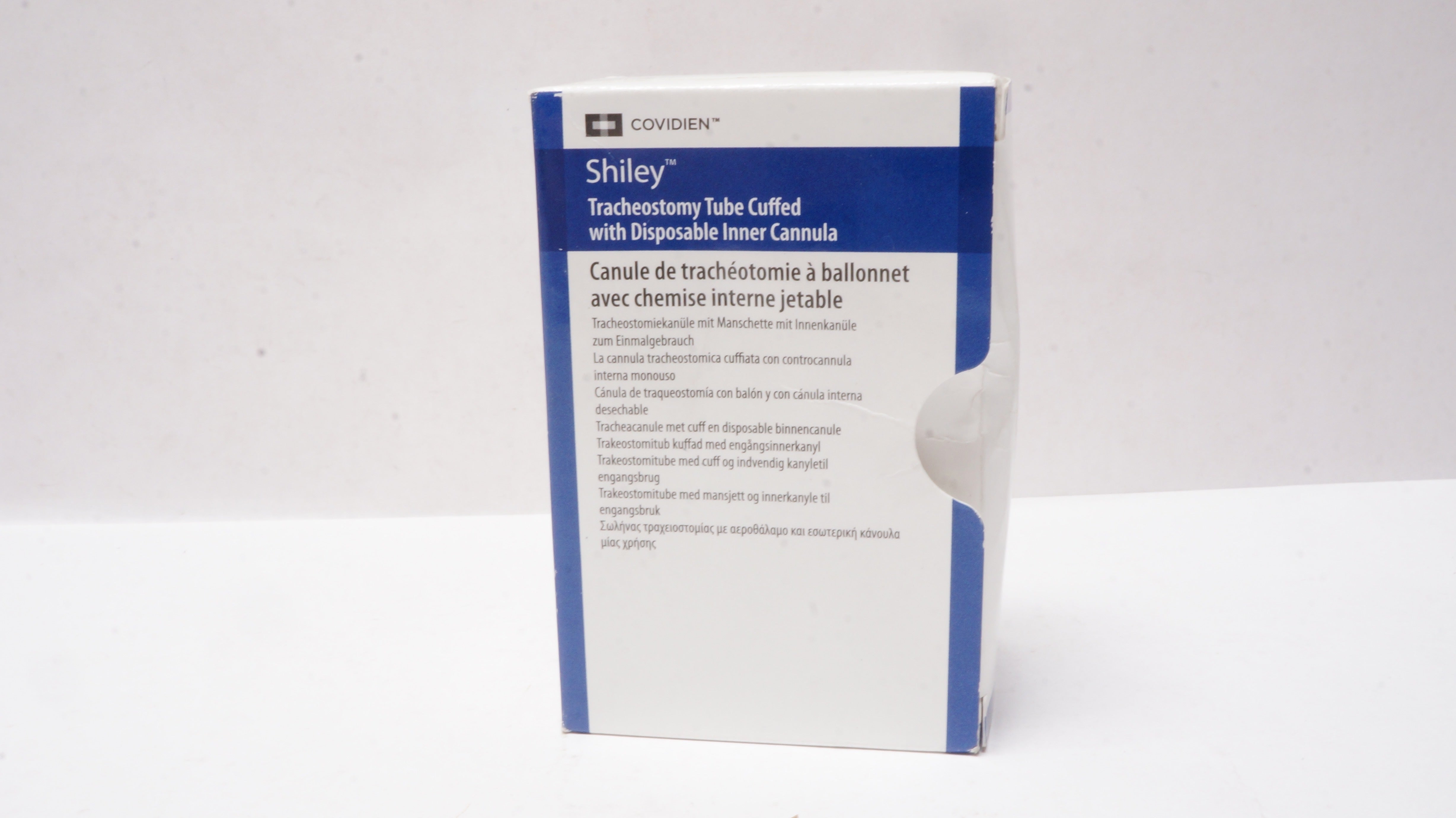 Covidien 10DCT Shiley Tracheostomy Tube Cuffed 8.9ID x 13.8 OD x 29.0 x 79mm