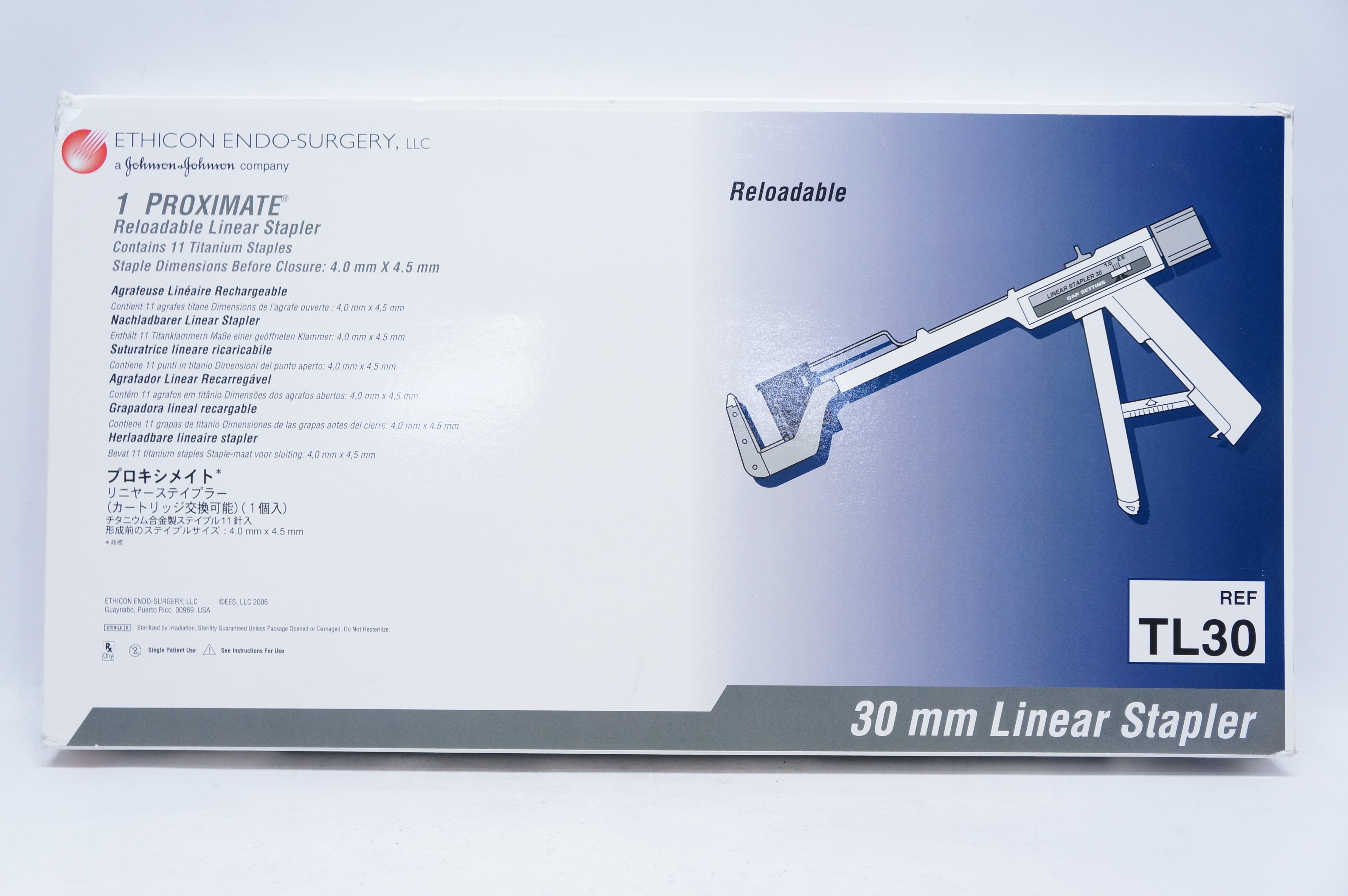 Ethicon TL30 Proximate Reloadable Linear Stapler 30mm (x)