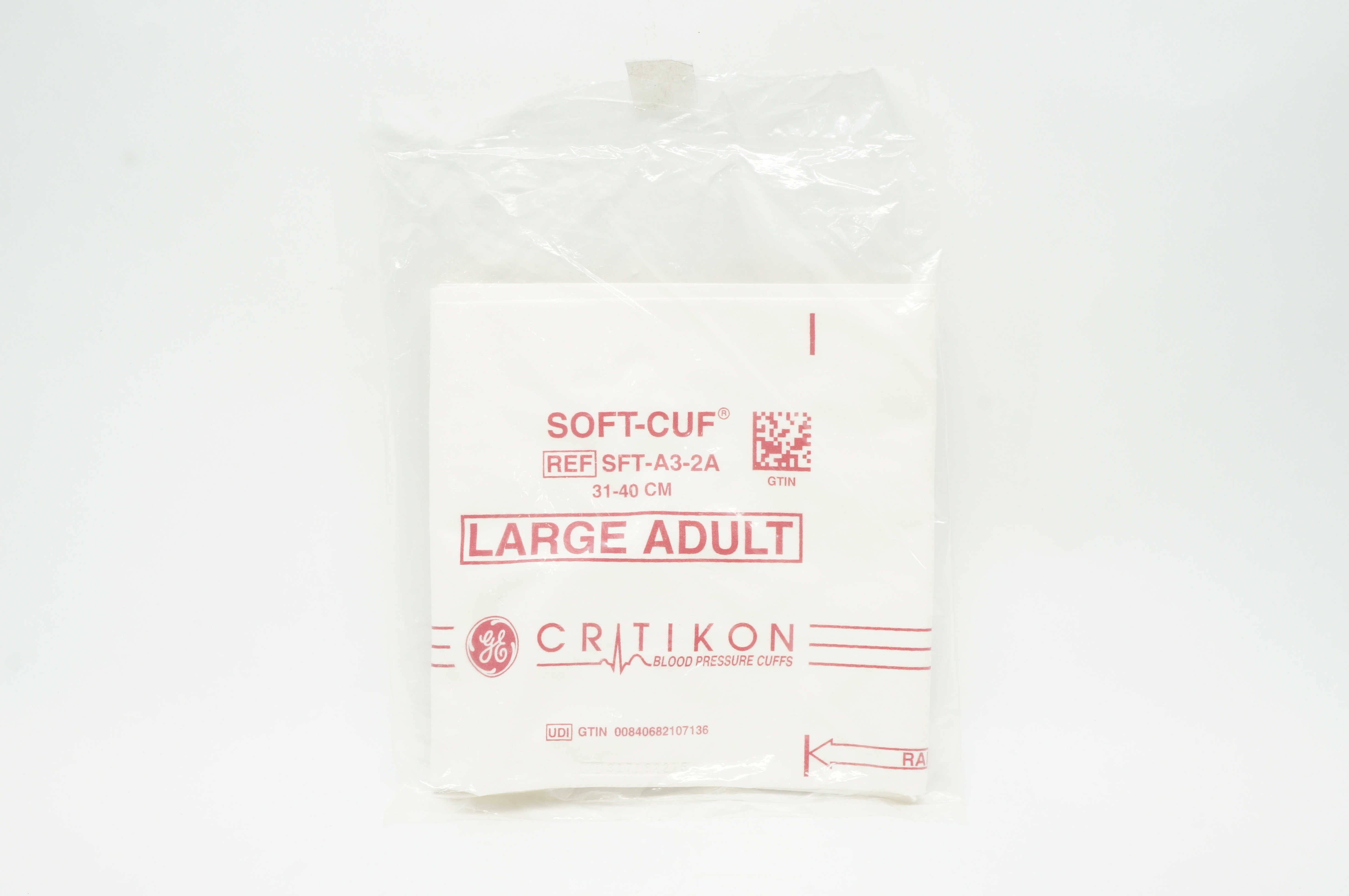 GE Medical SFT-A3-2A Critikon Soft-Cuf Large Adult 31cm - 40cm