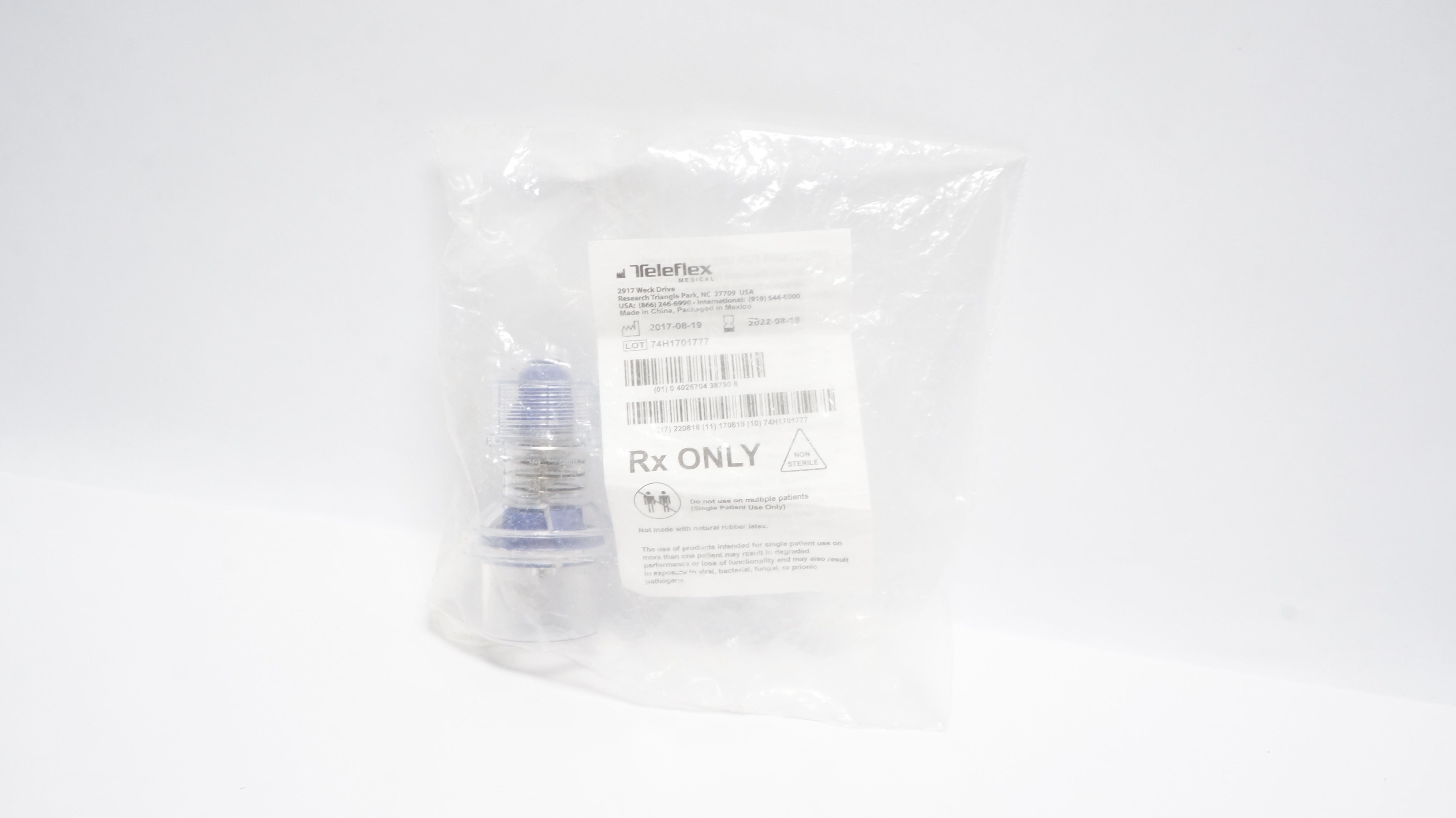 Teleflex 5385 Hudson RCI Peep Valve Pos. End Expiratory Pressure 5-20cm H₂O (x)