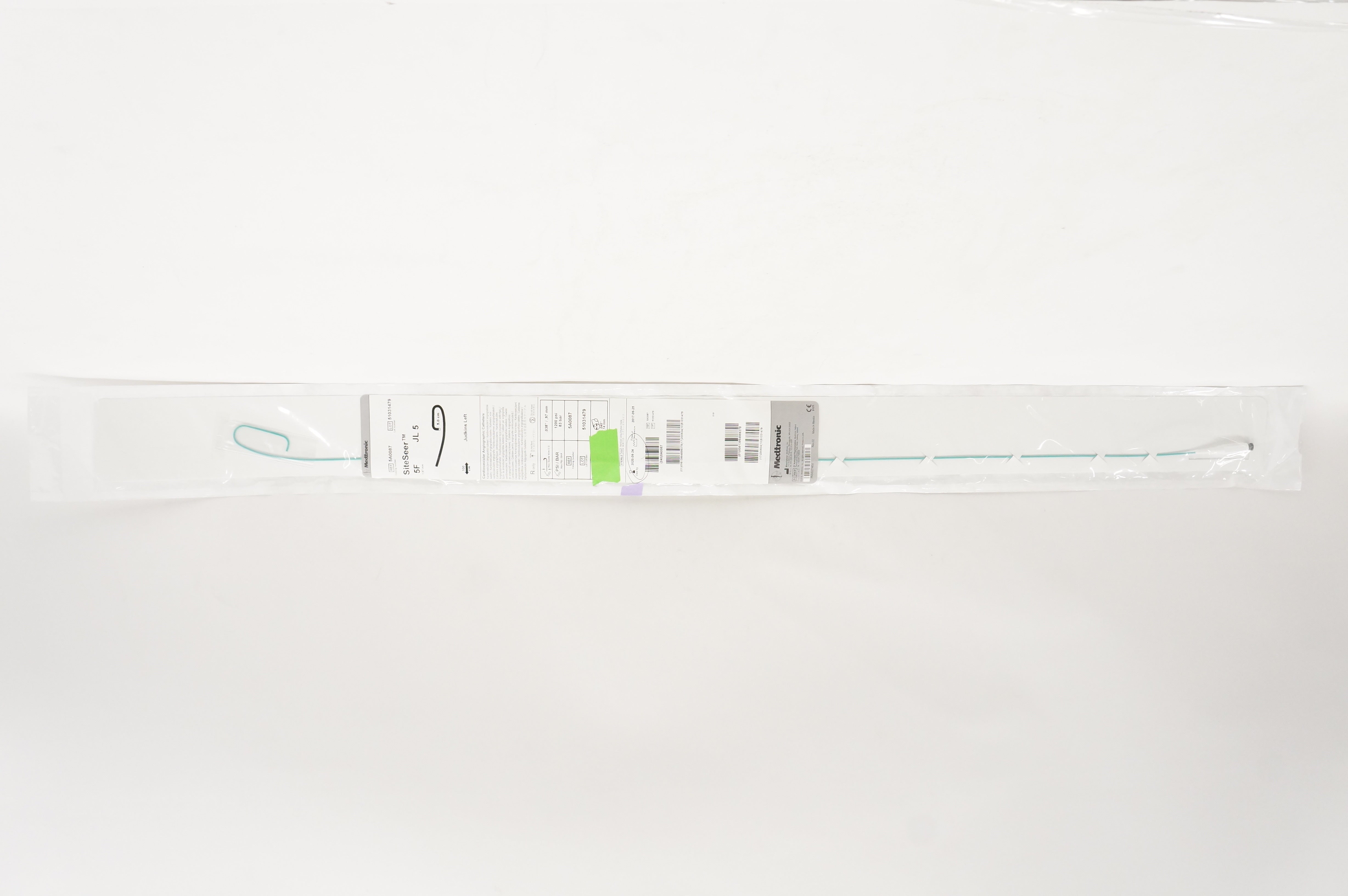 Medtronic 5A0087 SiteSeer JL 5 Cardiovascular Cath. 5F x .038inch (x)