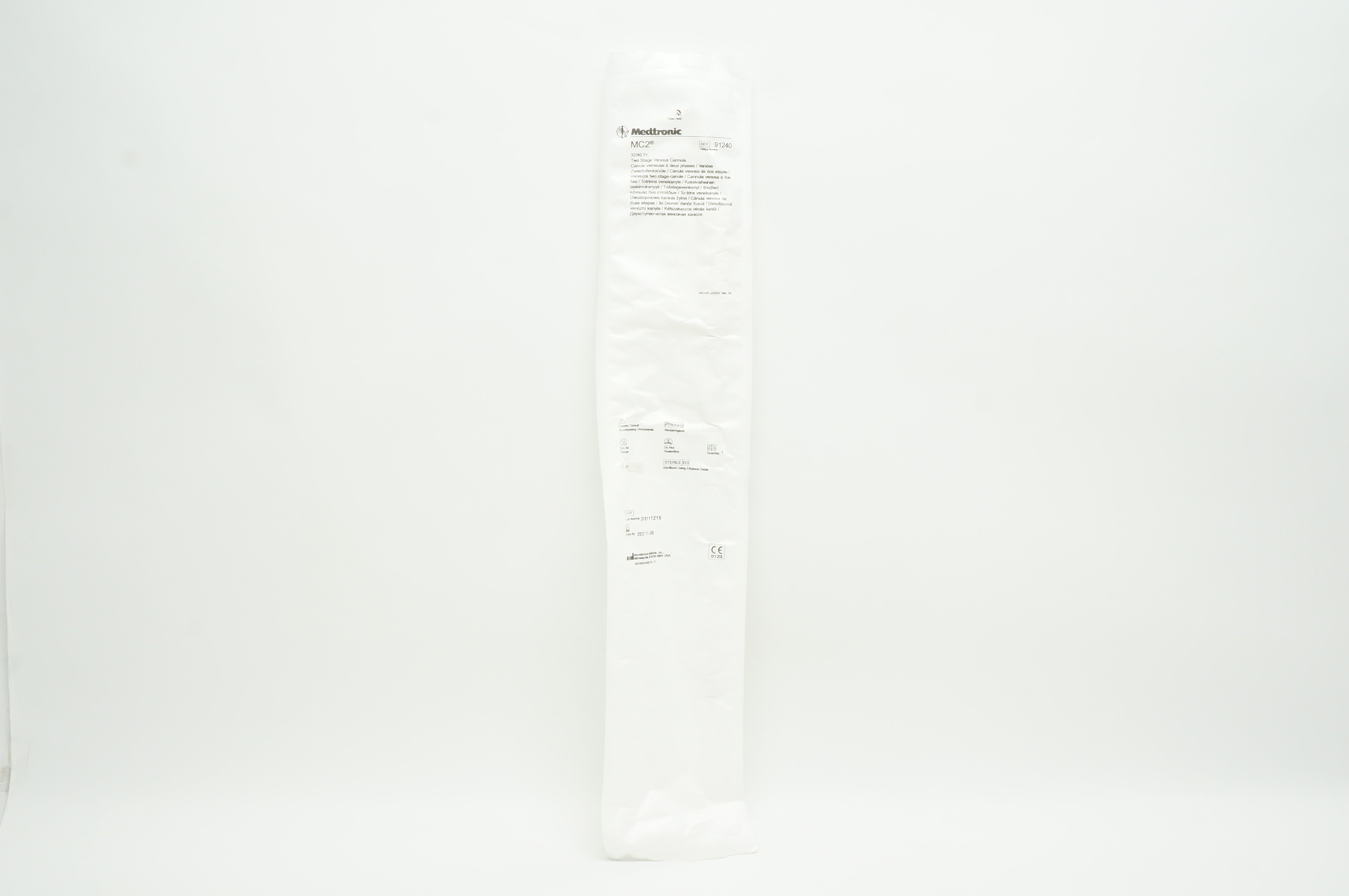Medtronic 91240 MC2 Two Stage Venous Cannula 32/40Fr
