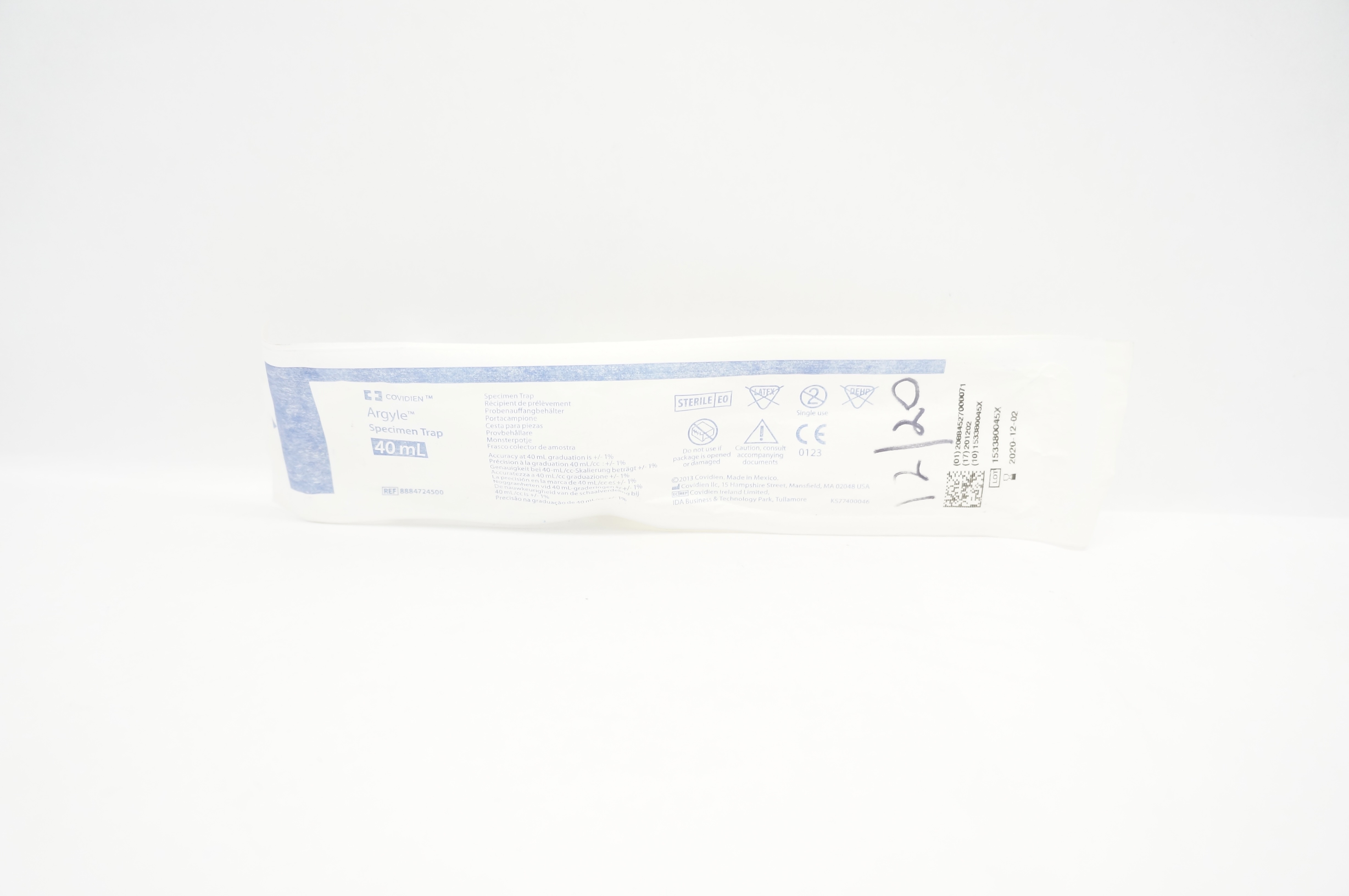 Covidien 8884724500 Argyle Specimen Trap 40mL (x)