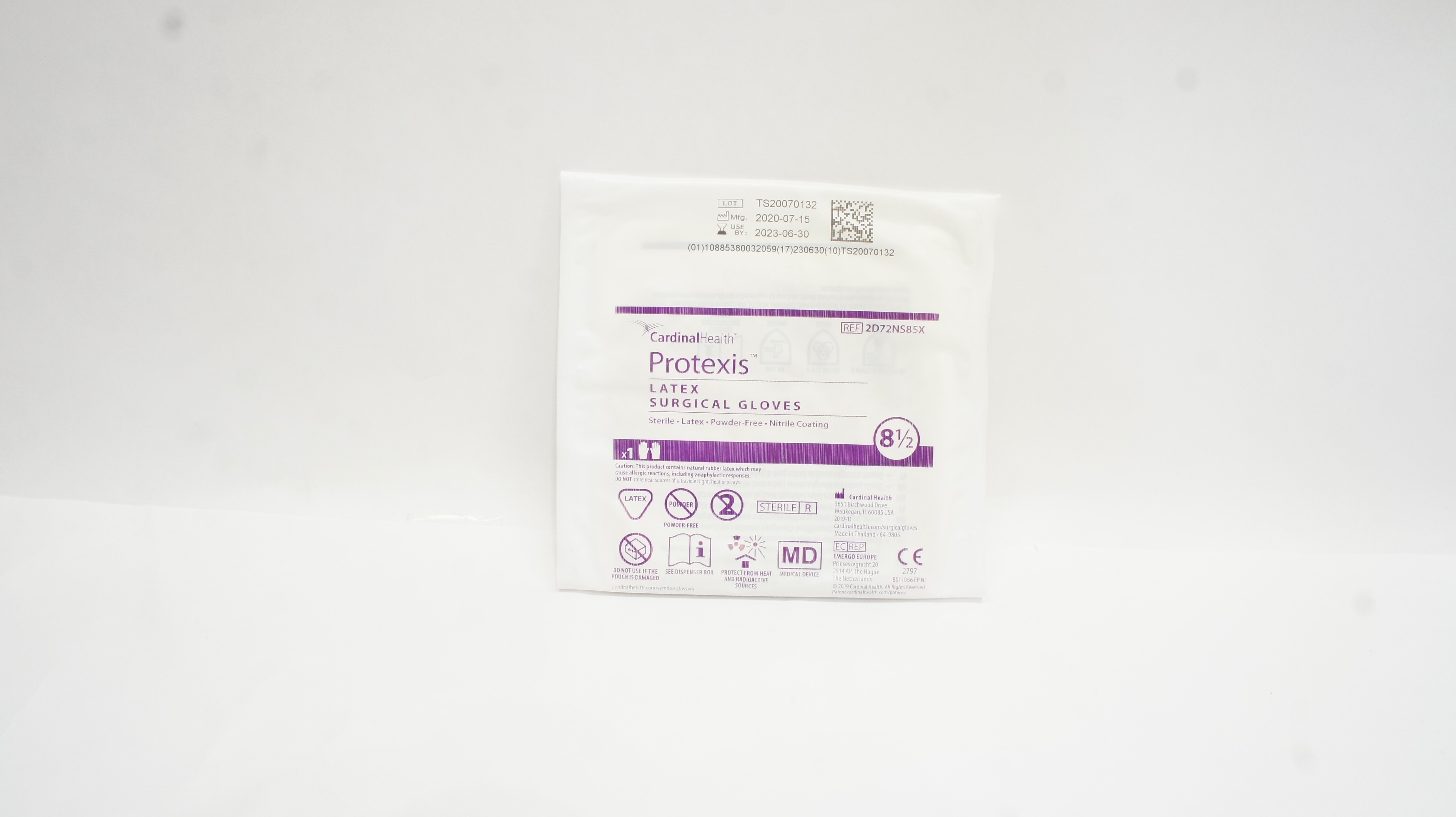 Cardinal Health 2D72NS85X Protexis Latex Surgical Gloves 8-1/2 (x)