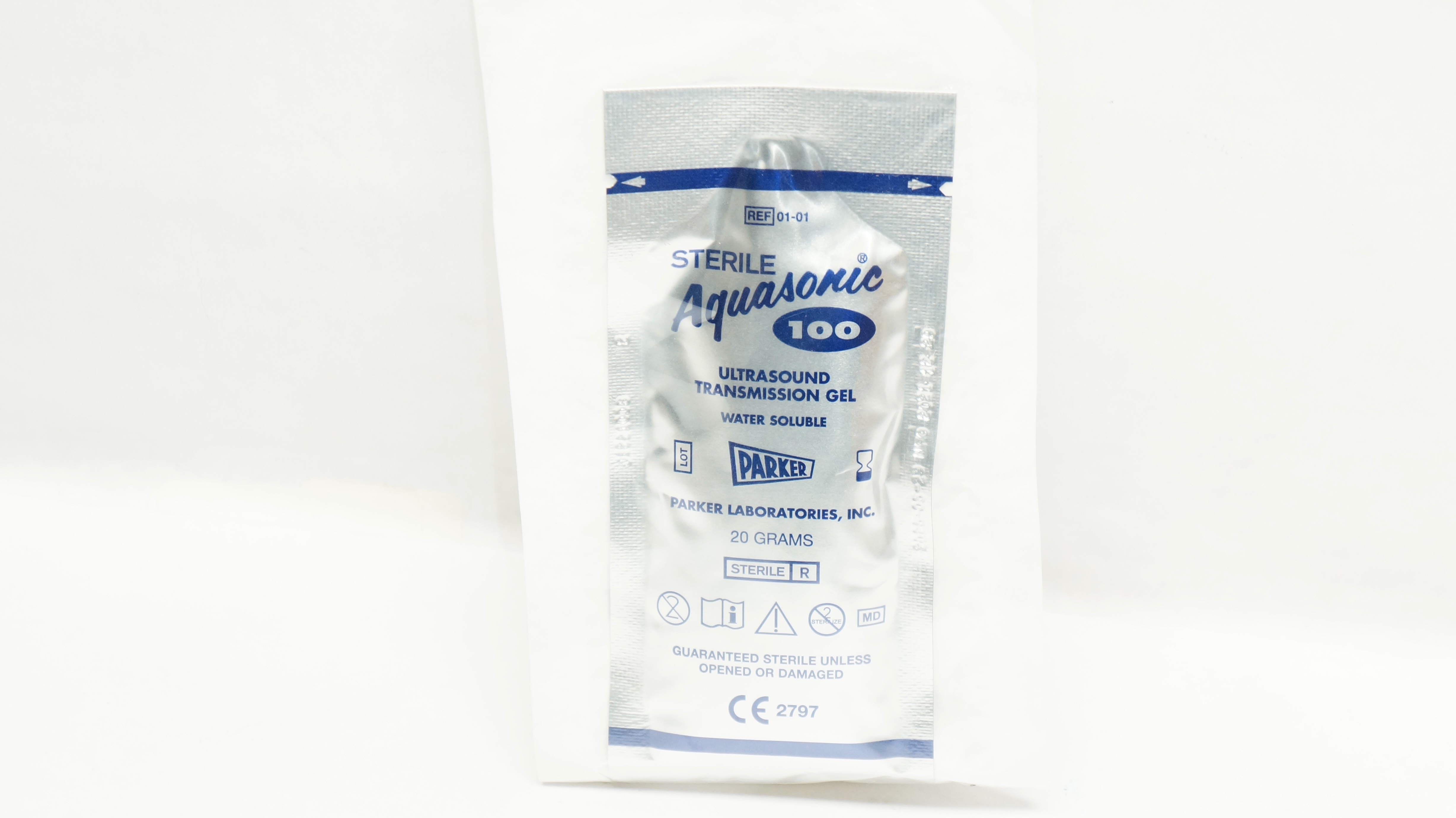Parker 01-01 Aquasonic 100 Ultrasound Transmission Gel Water Soluble 20 Grams