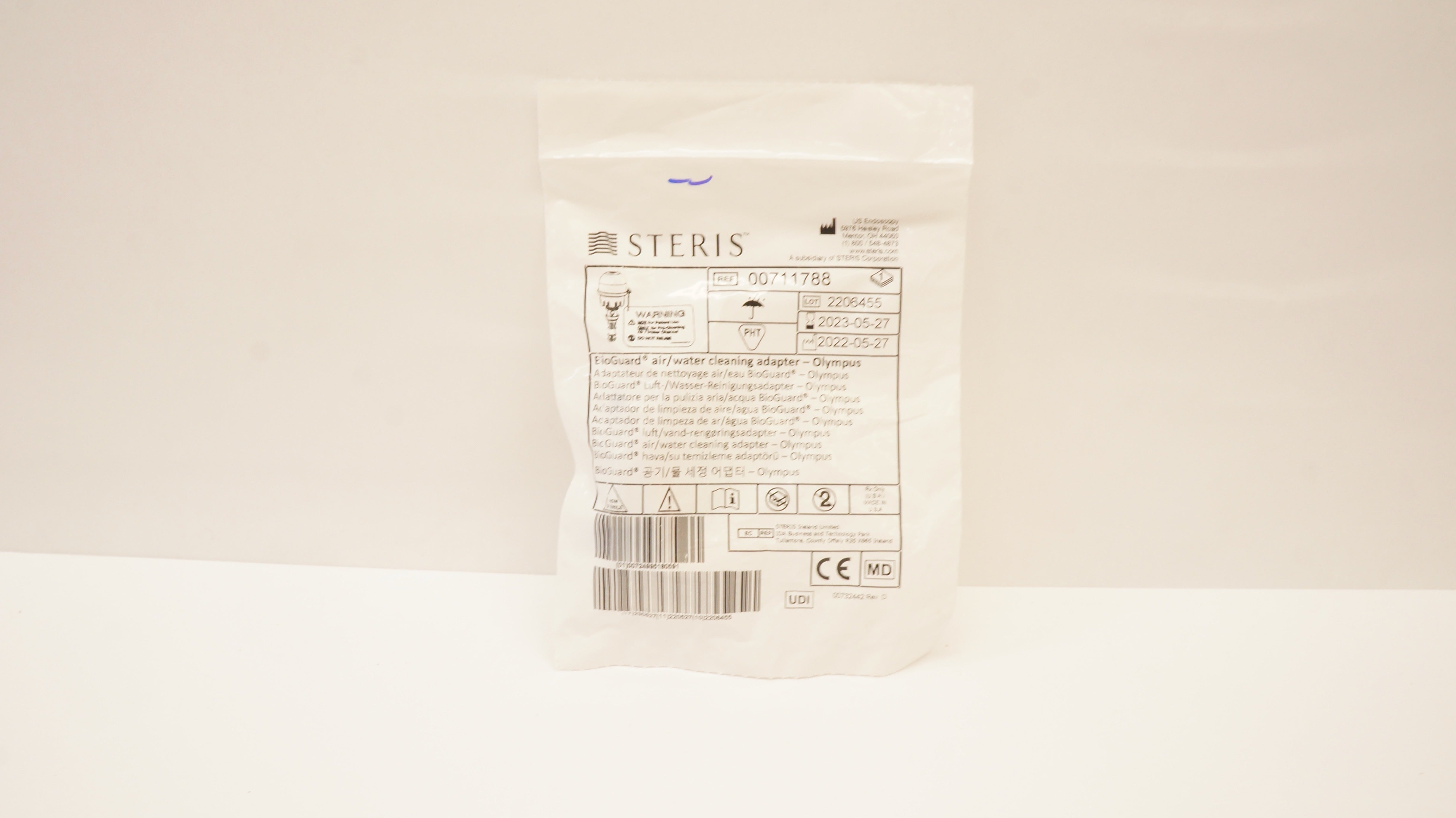 US Endoscopy 00711788 Steris BioGuard Air/Water Cleaning Adapter - Olympus