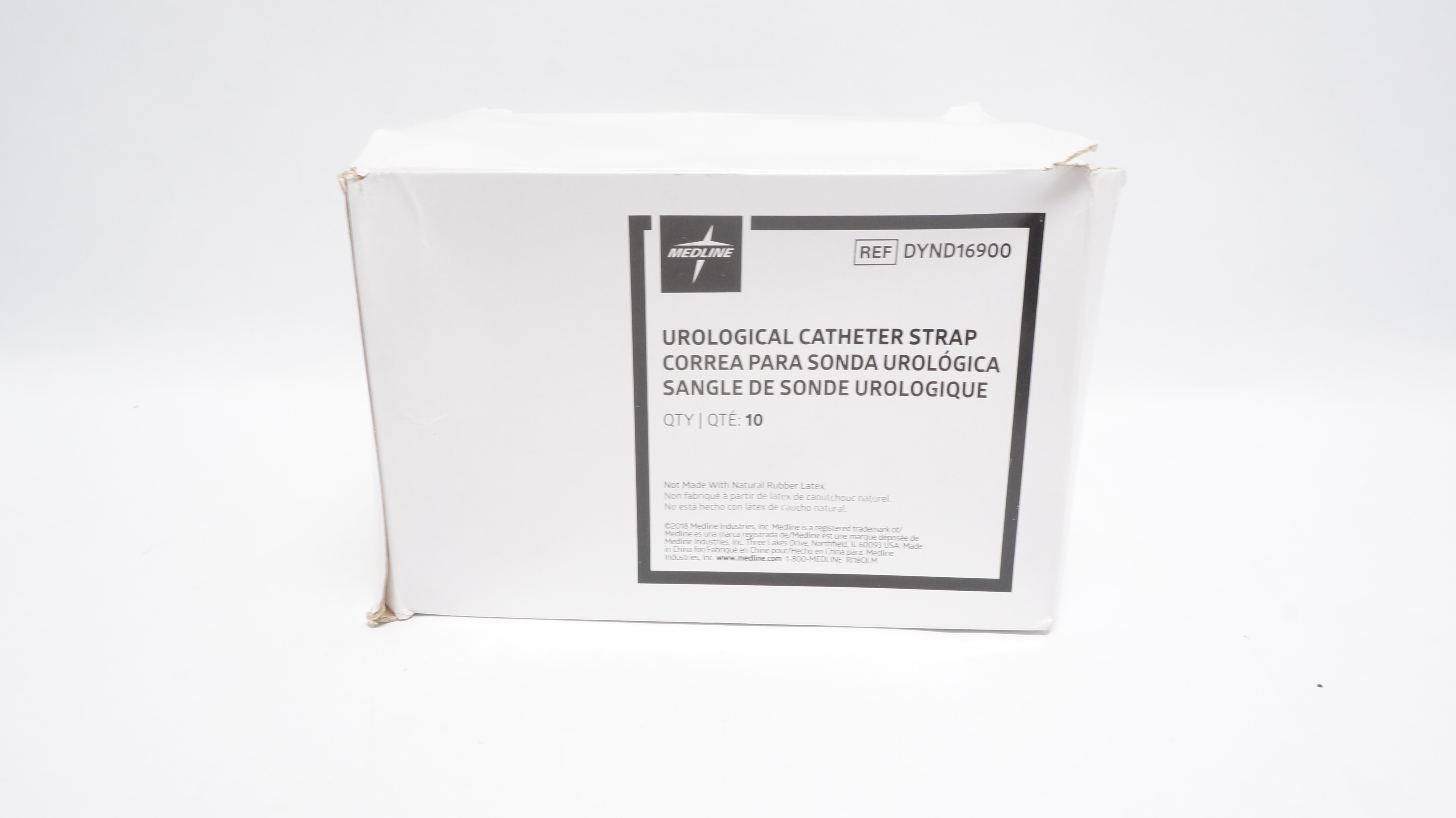 Medline DYND16900 Urological Cath. Strap - Box of 8