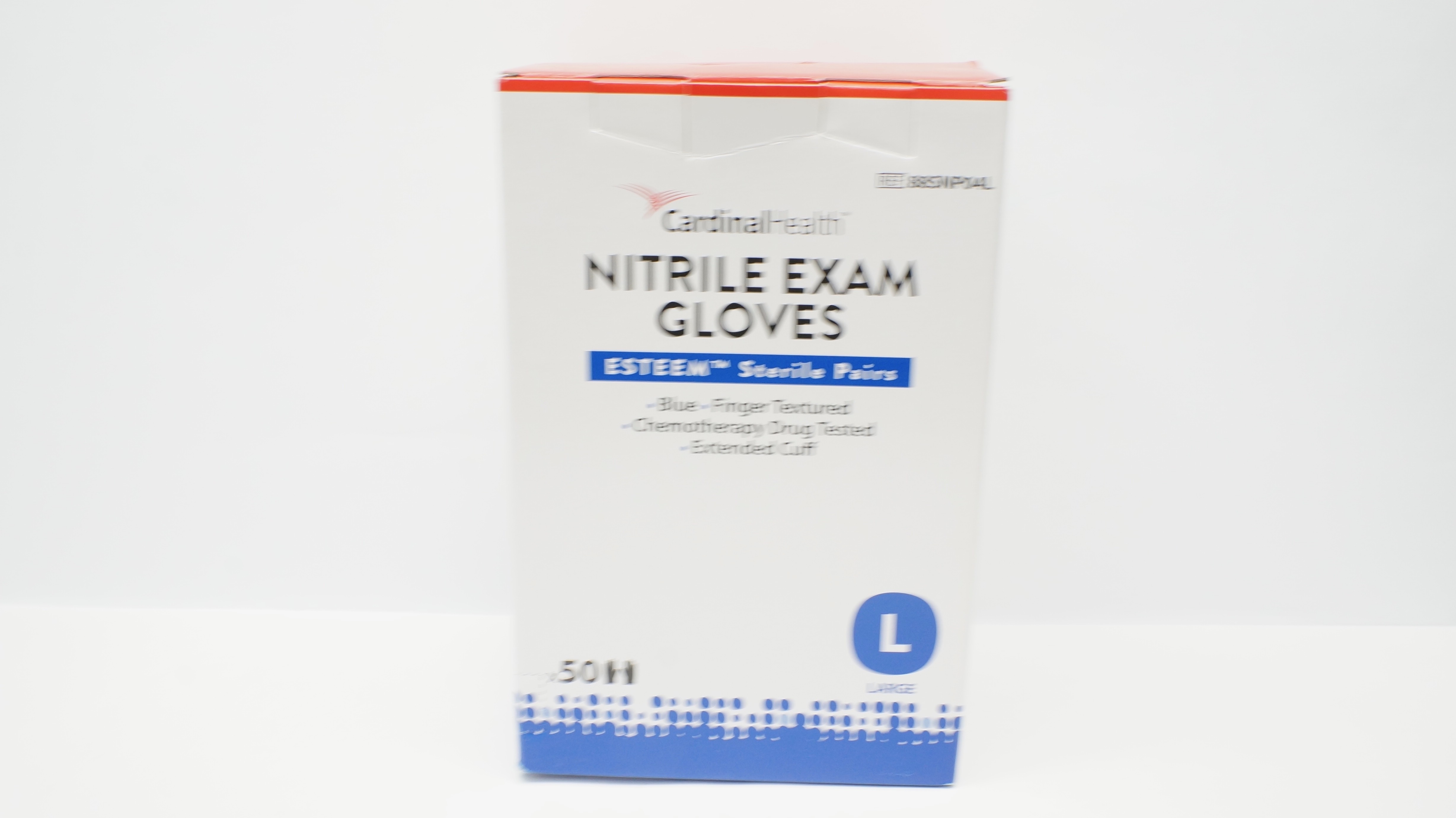 Cardinal Health 88SNP04L Nitrile Exam Gloves Esteem Blue L (x) - Box of 50