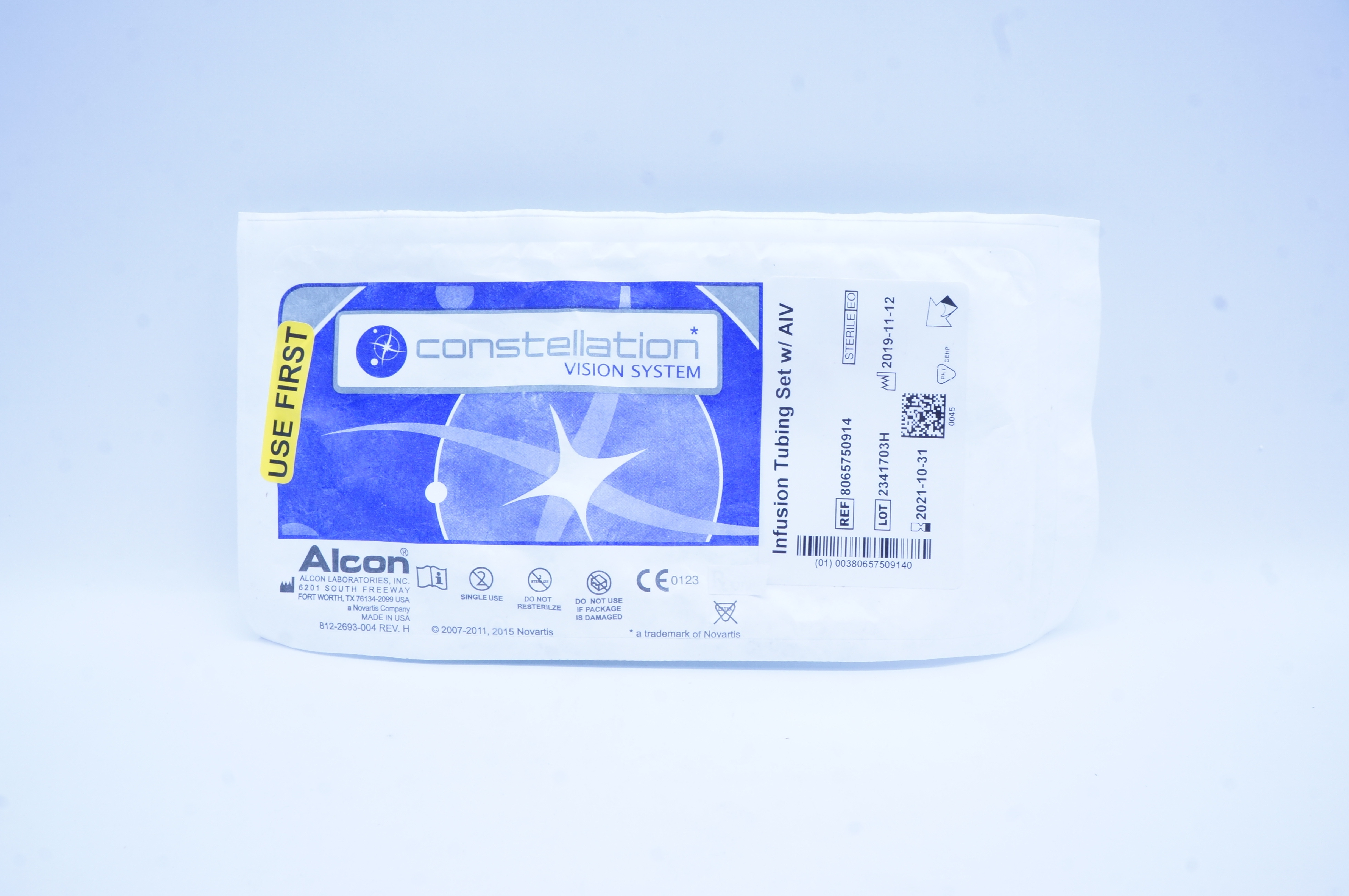 Alcon 8065750914 Constellation Vision System Infusion Tubing Set w/AIV (x)