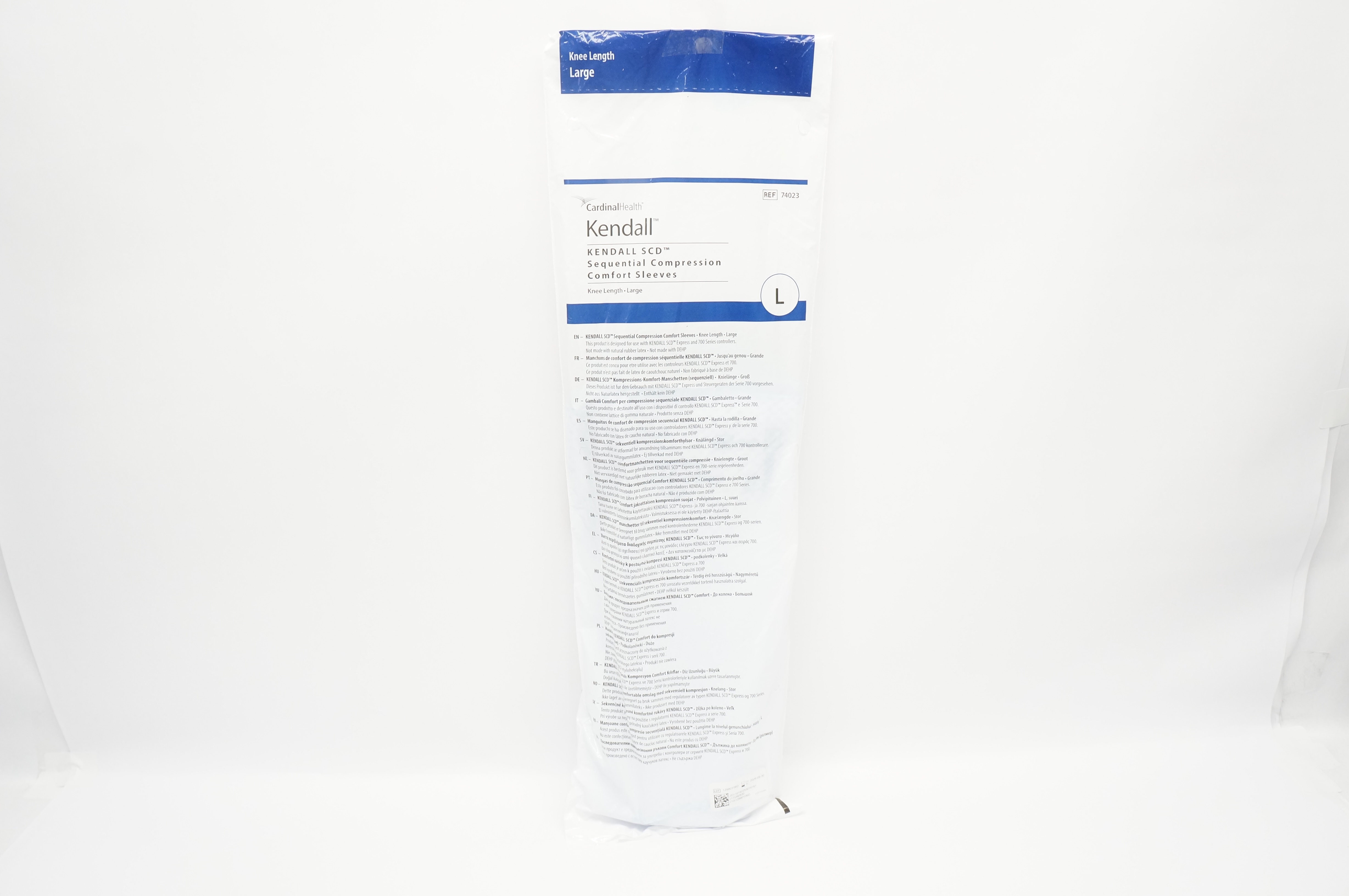 Cardinal Health 74023 Kendall SCD Sequential Compression Comfort Sleeves Large