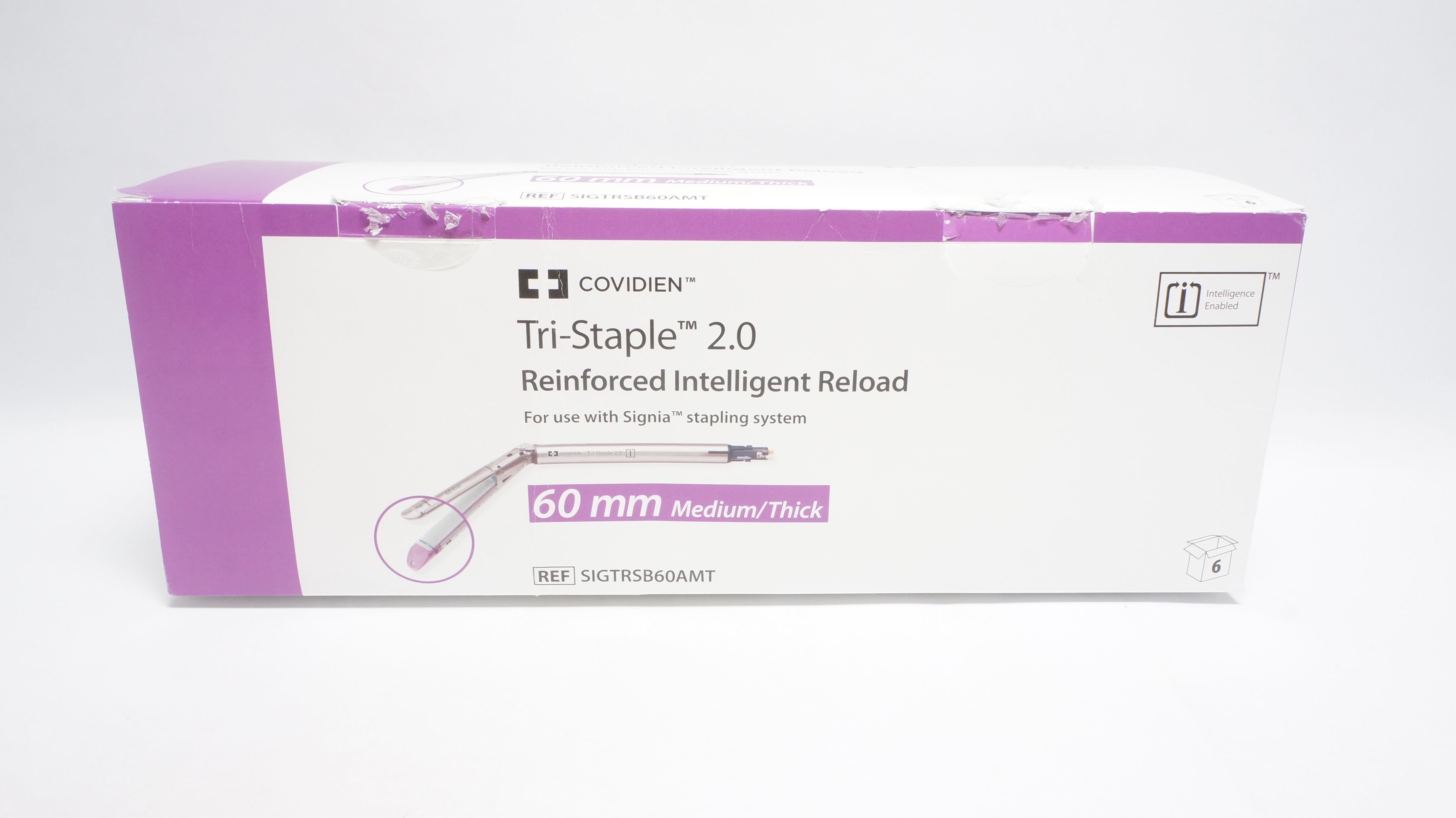 Covidien SIGTRSB60AMT Tri-Staple 2.0 Reinforced Reload 60mmx112mm(x) - Box of 6