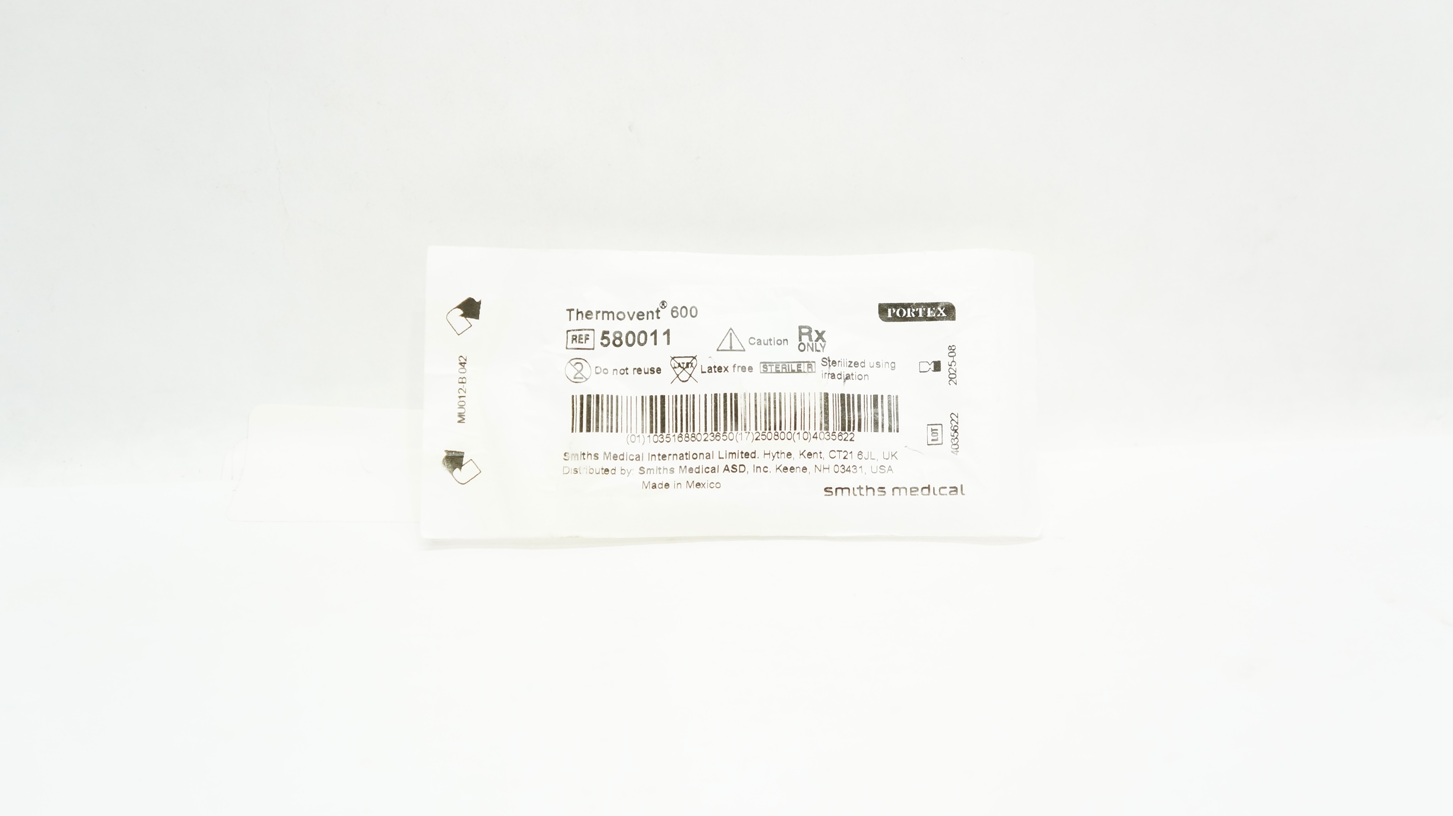 Smiths Medical 580011 Portex Thermovent 600 HME Filters